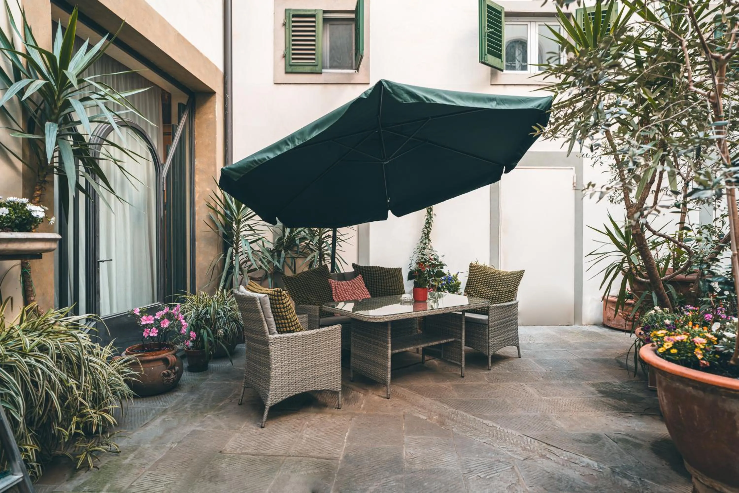Patio in Hotel Palazzo Benci