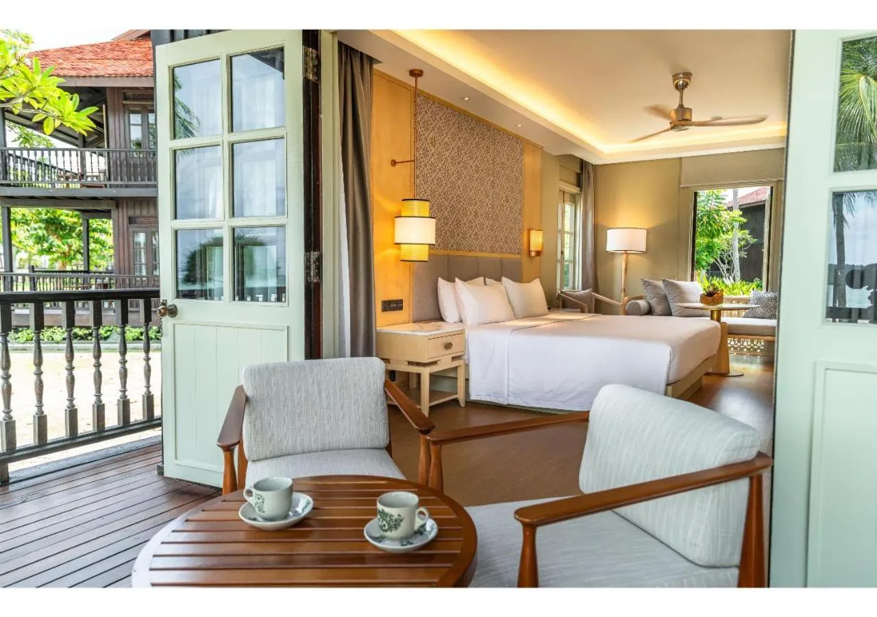 Balcony/Terrace, Bed in Pelangi Beach Resort & Spa, Langkawi