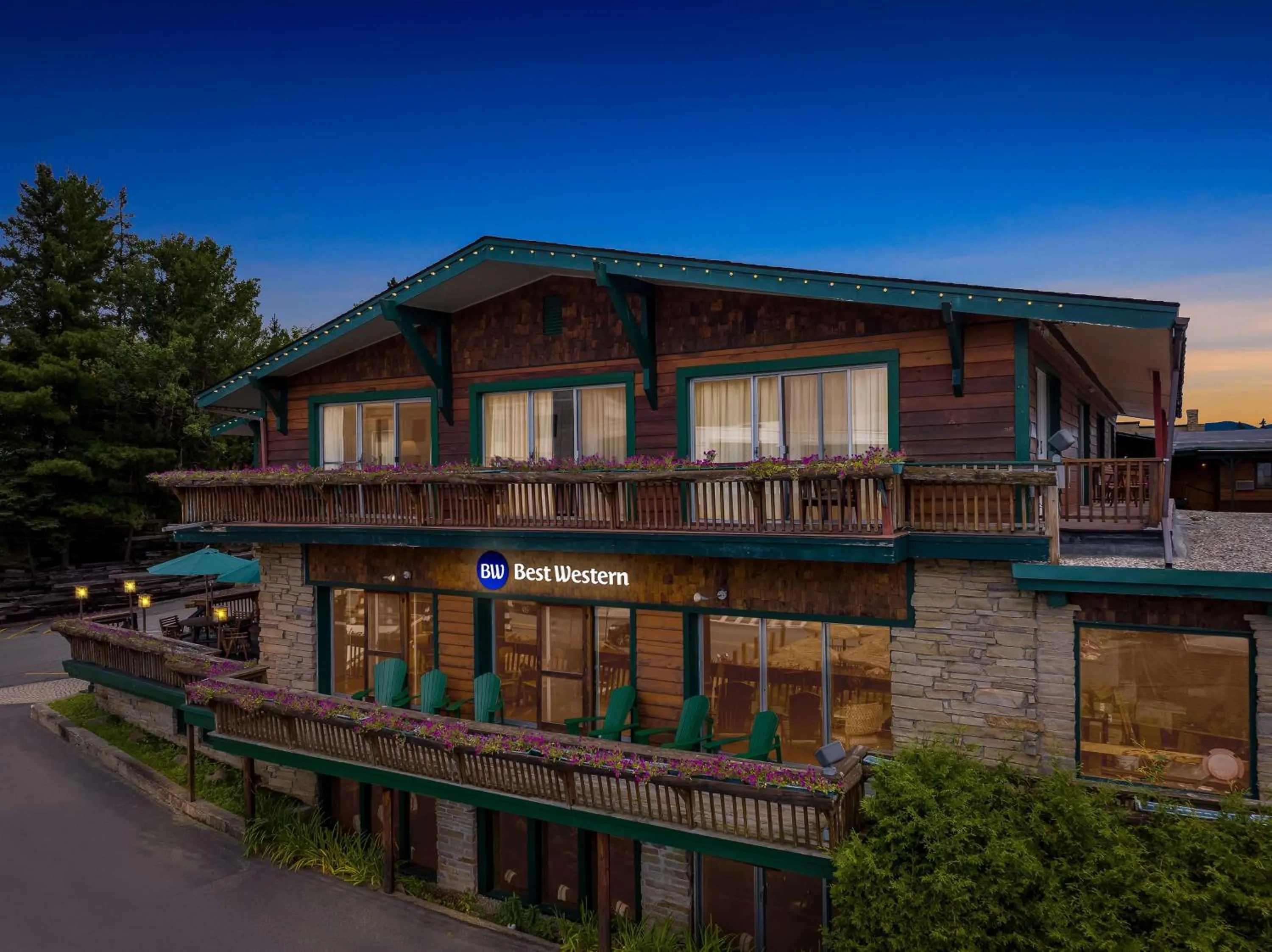 Property building in Best Western Adirondack Inn