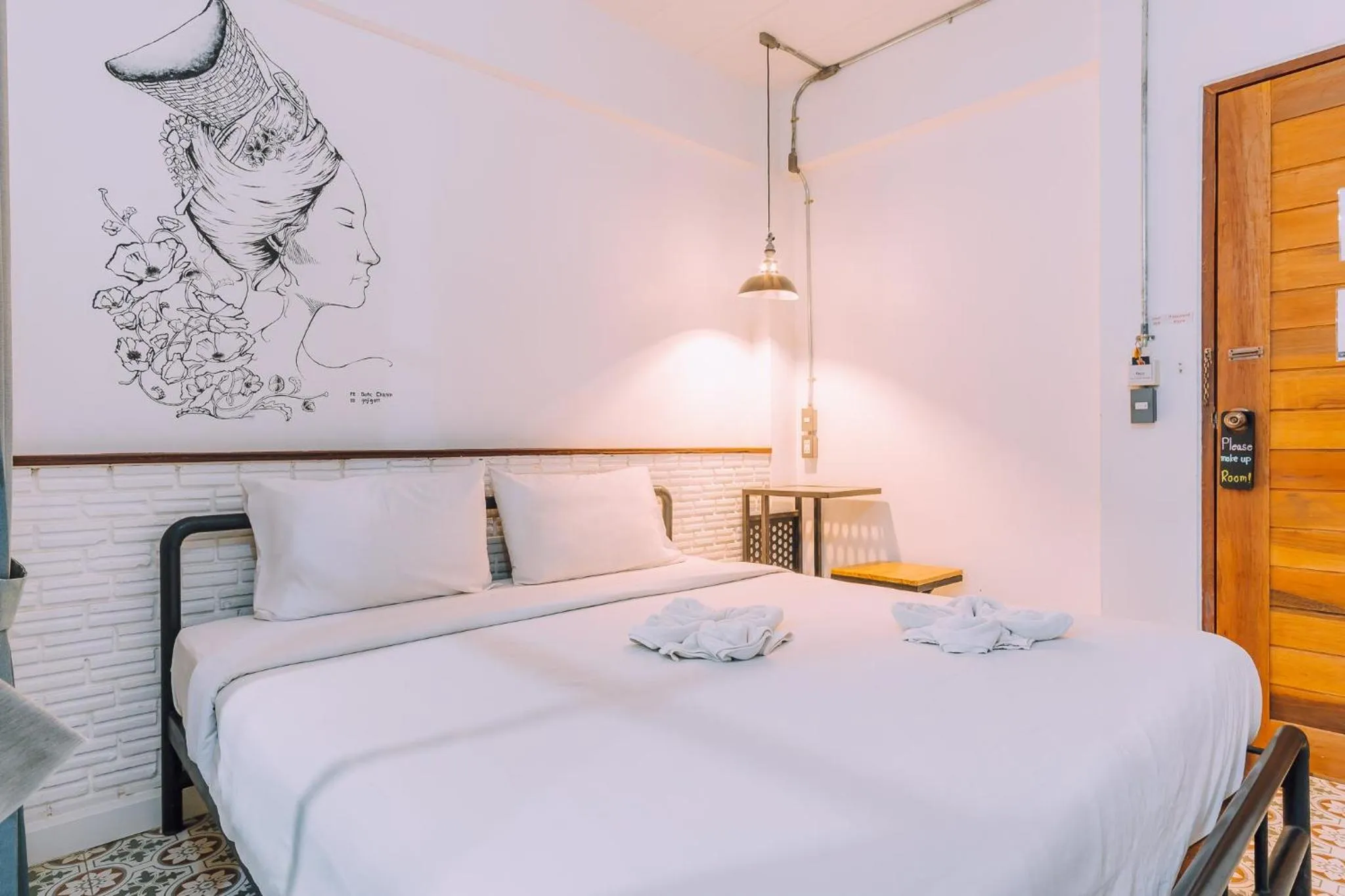 Bed in V1 Room Hotel