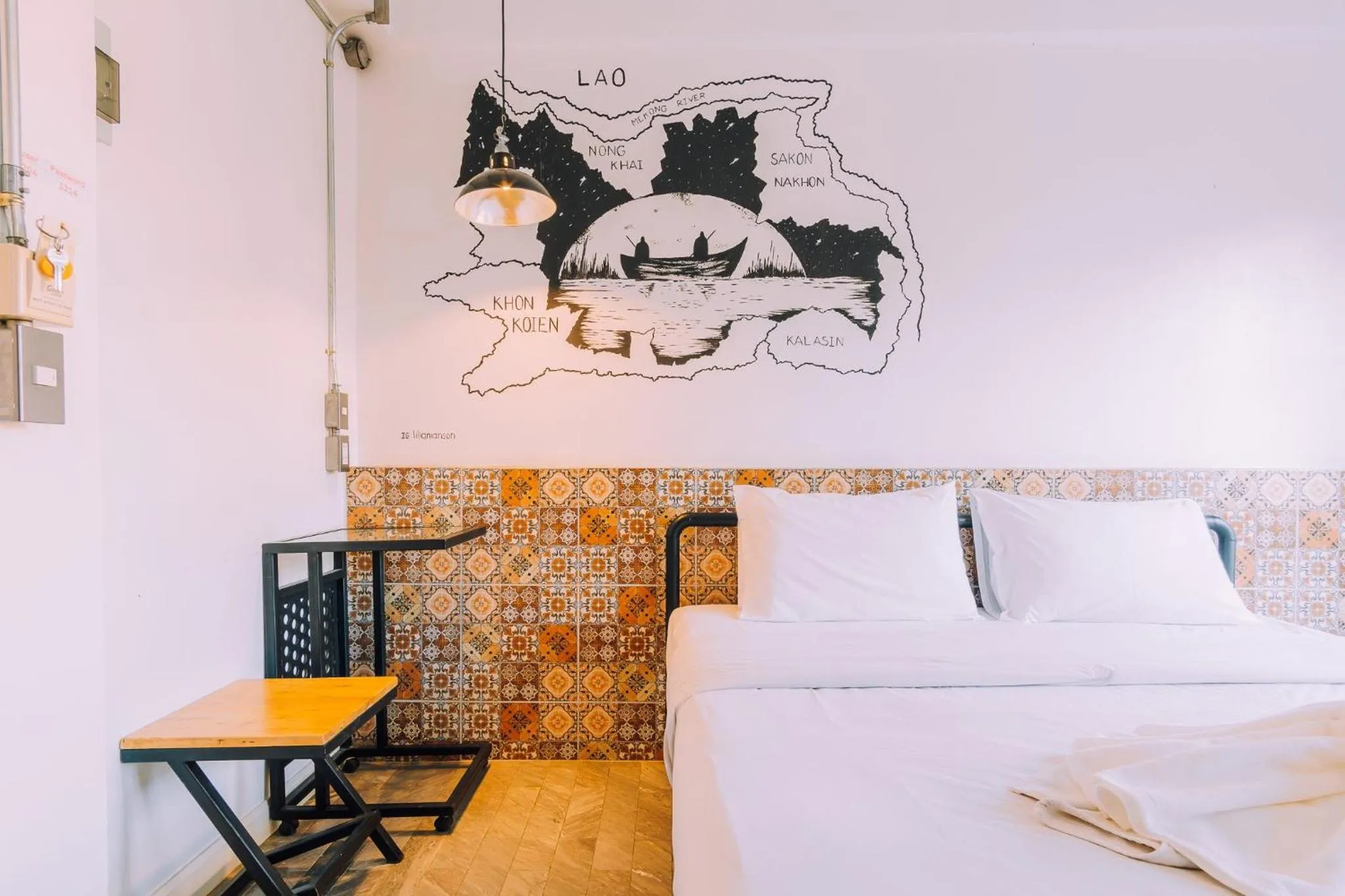 Bed in V1 Room Hotel