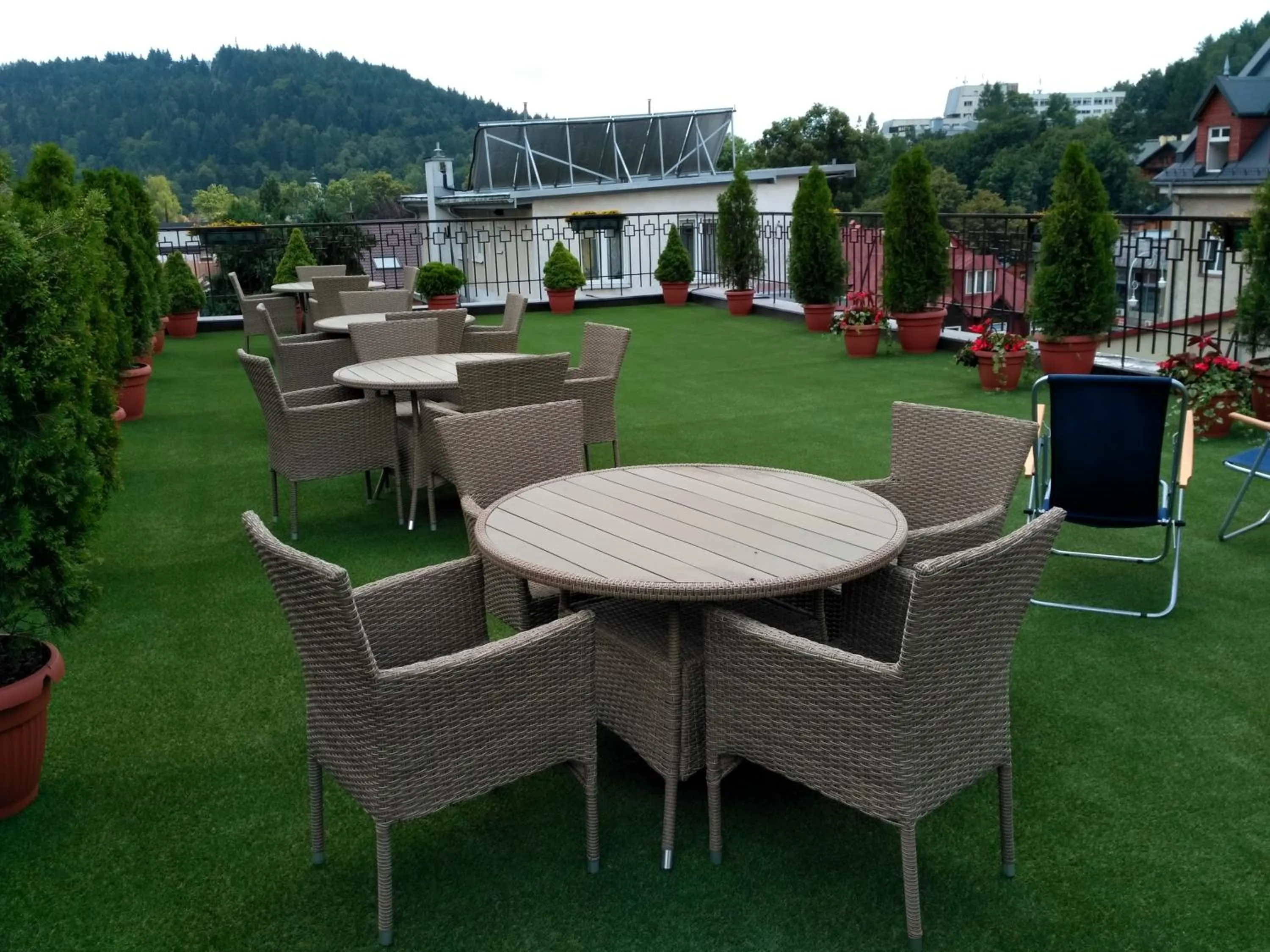 Balcony/Terrace in Hotel *** NAT Krynica Zdrój