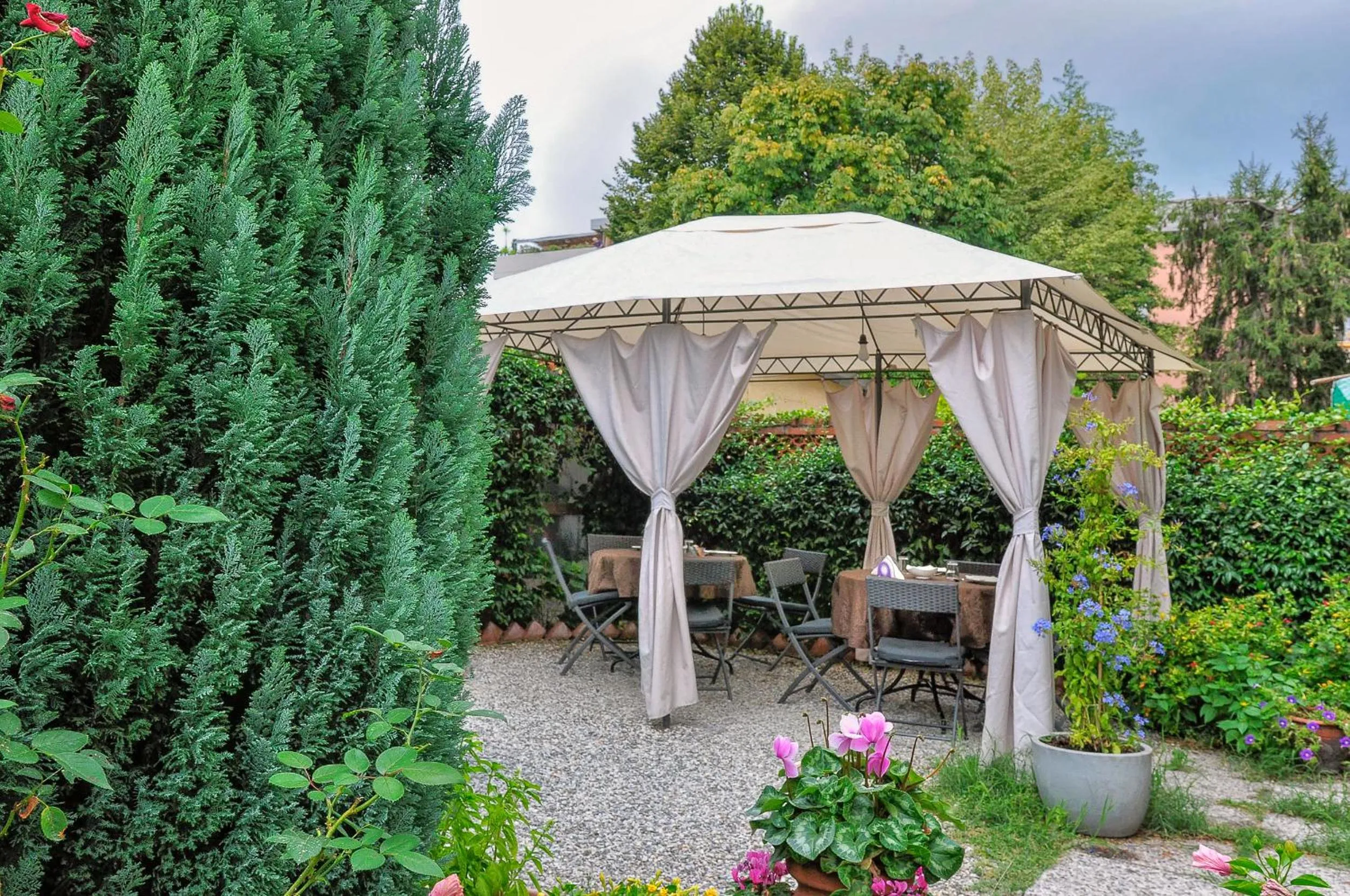 Patio in B&B La Mimosa