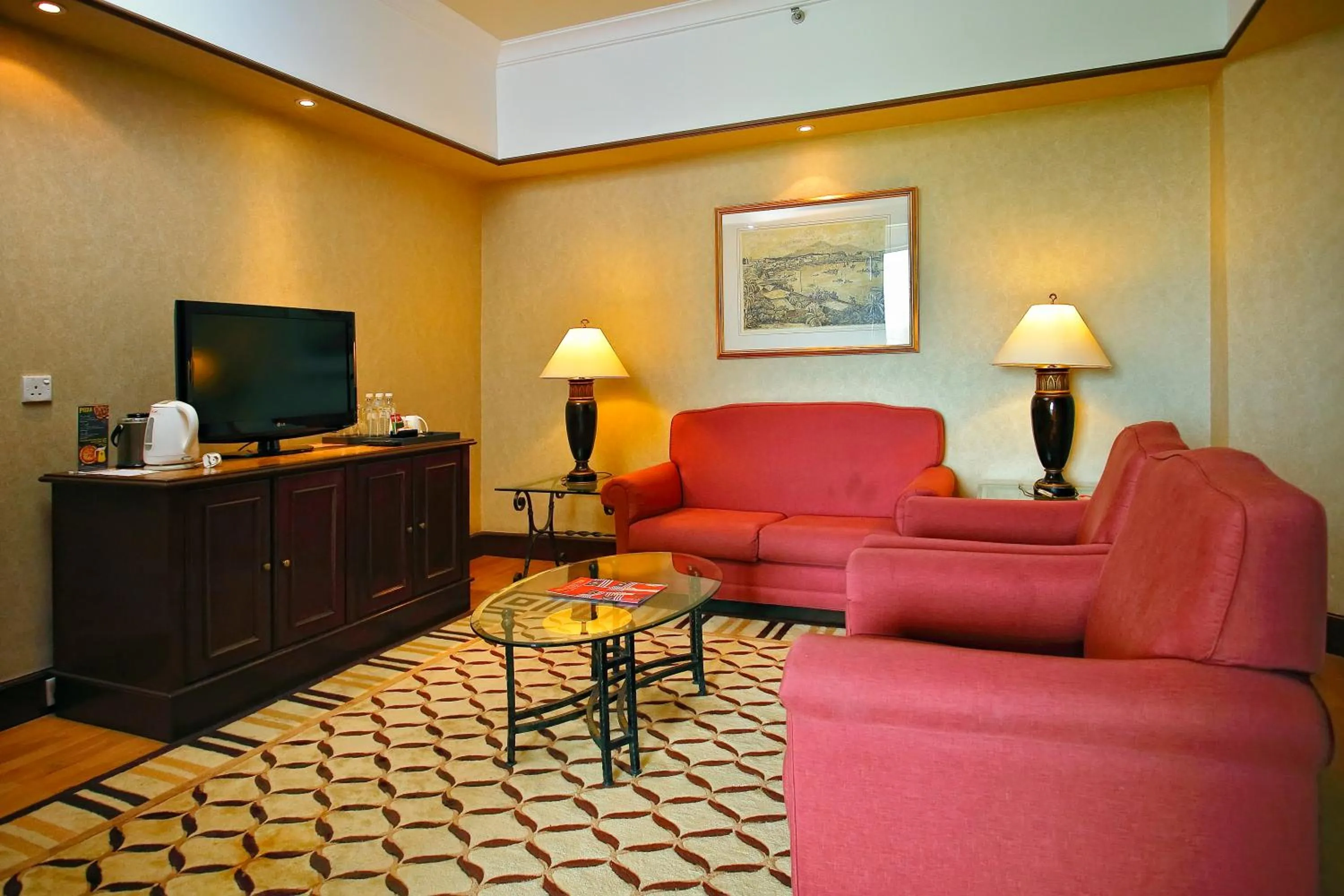 Living room in The Pacific Sutera Hotel
