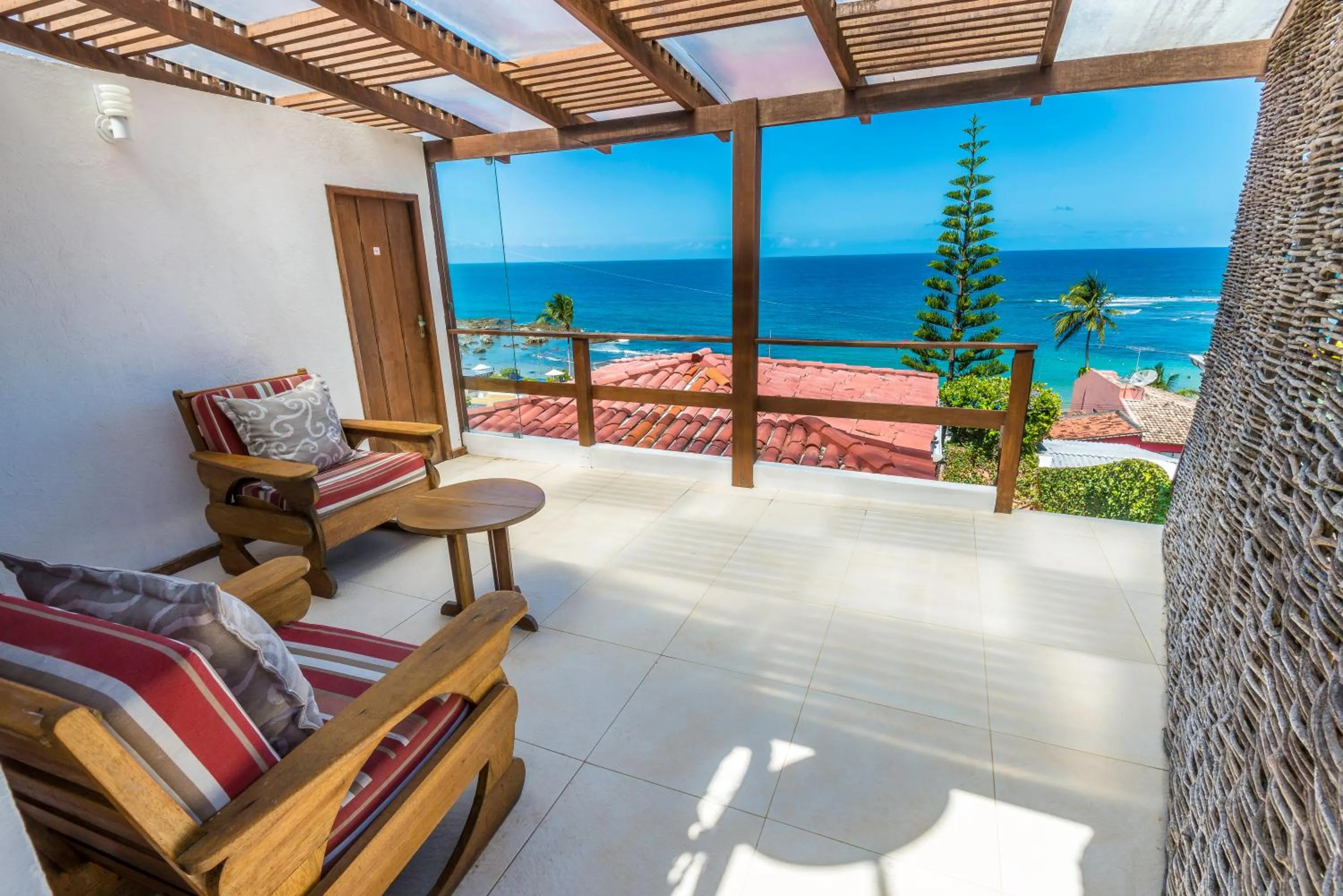 Balcony/Terrace in Pousada Ilha da Saudade