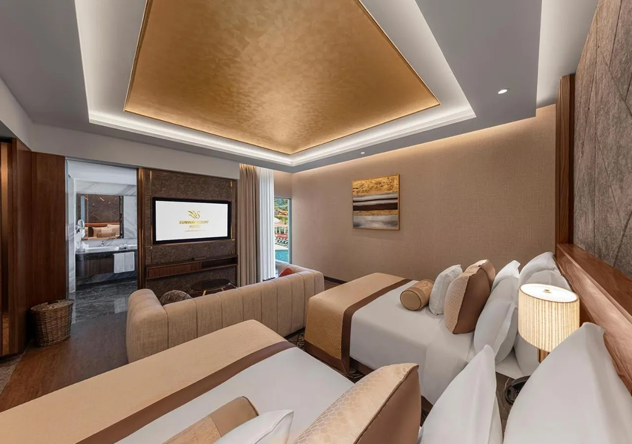 Bed in Sunway Resort Hotel