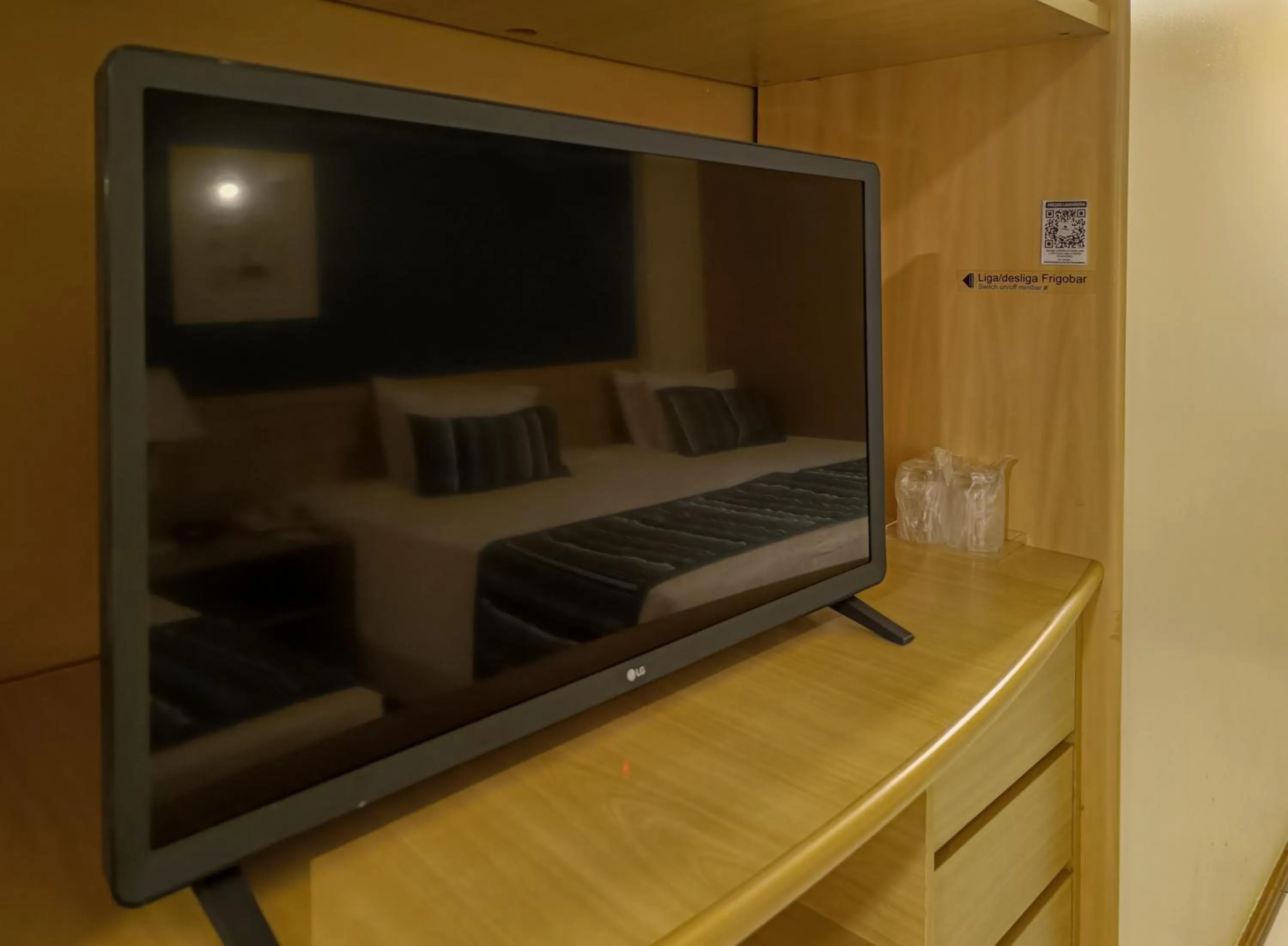 TV and multimedia, Bed in Reymar Hotel Maceió