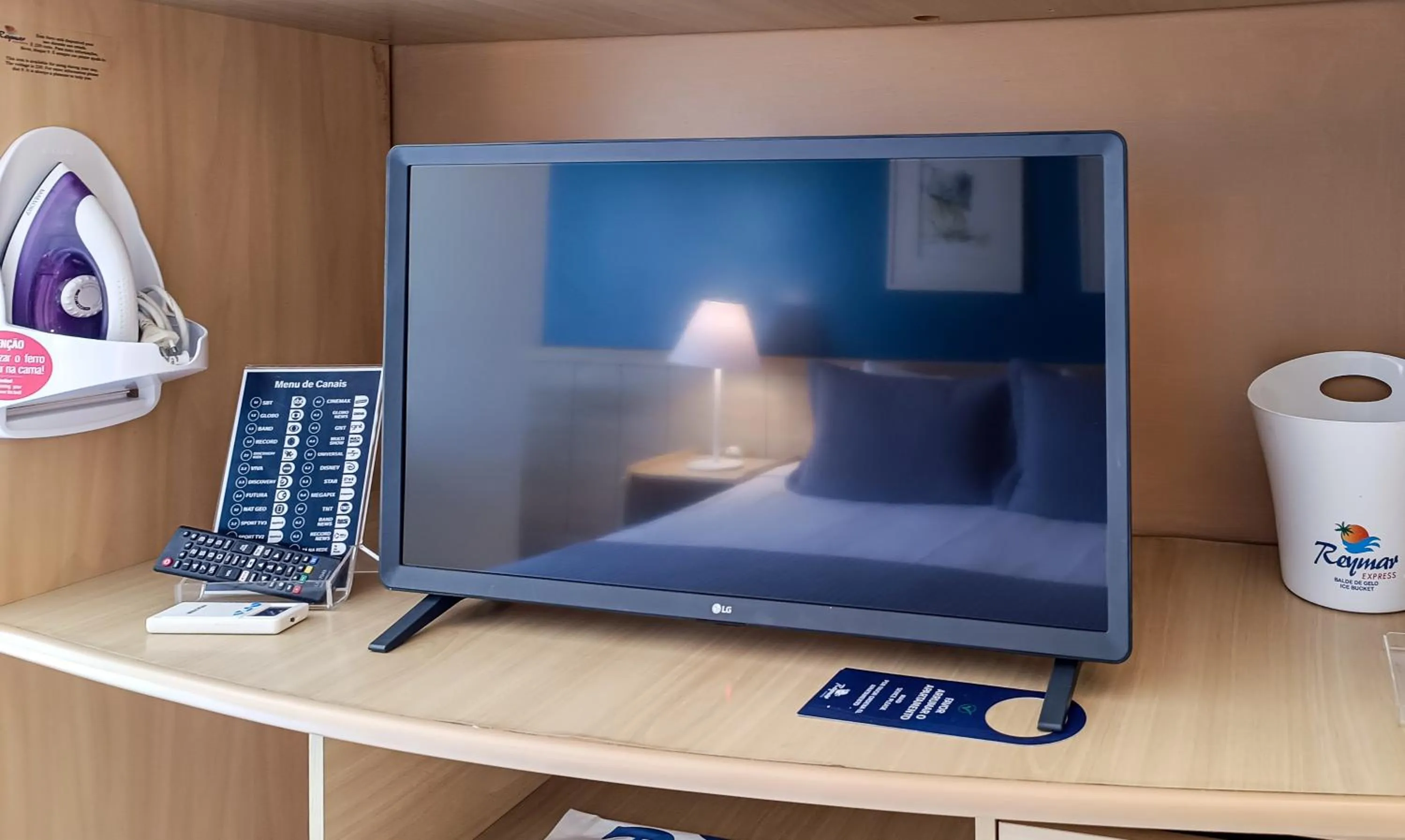 TV and multimedia, Bed in Reymar Hotel Maceió