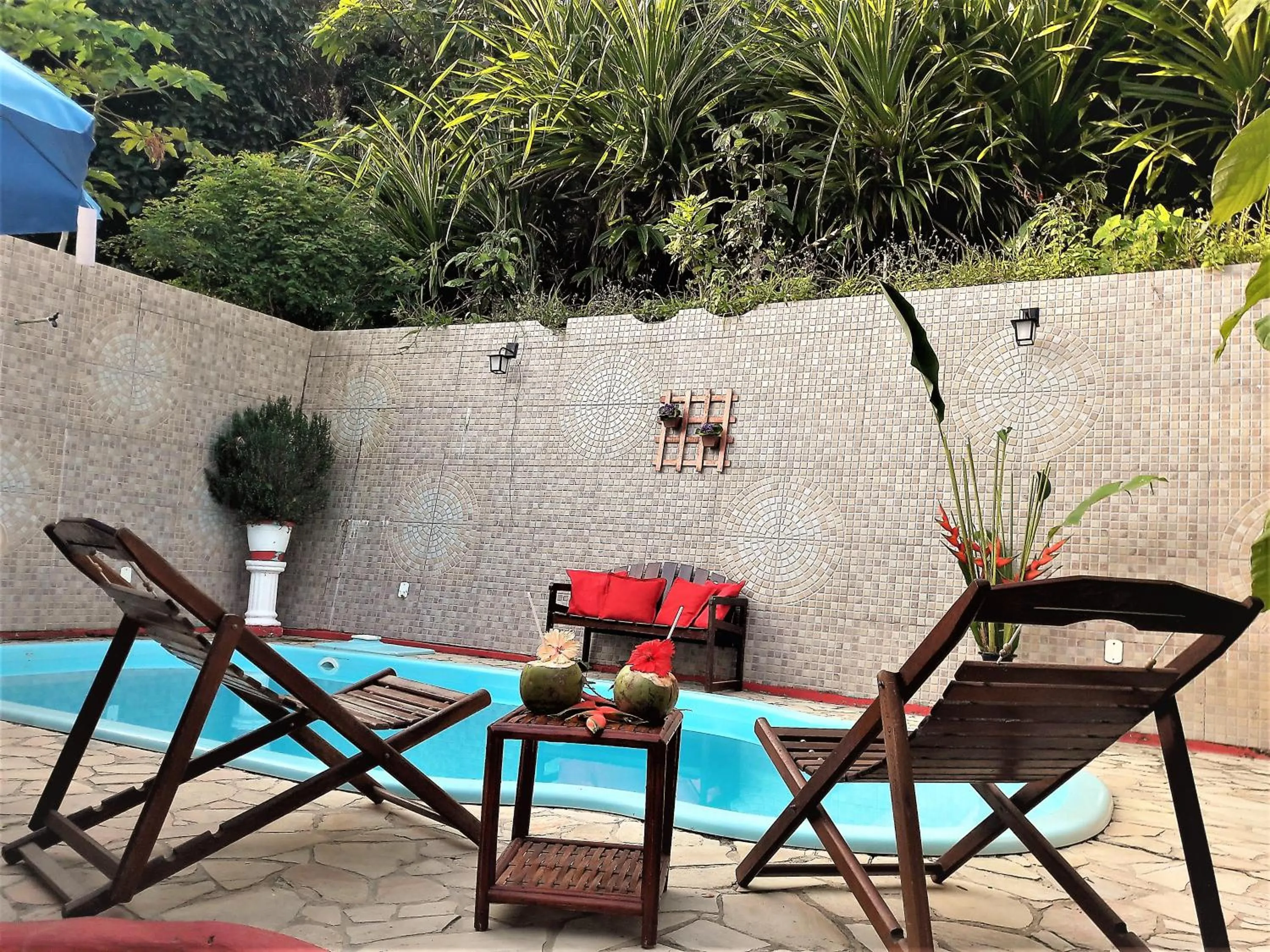 Garden view in Pousada Vila do Sossego