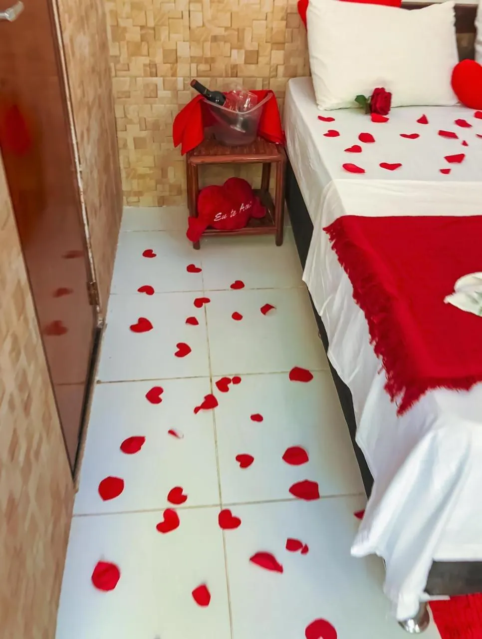 Bed in Pousada Vila do Sossego