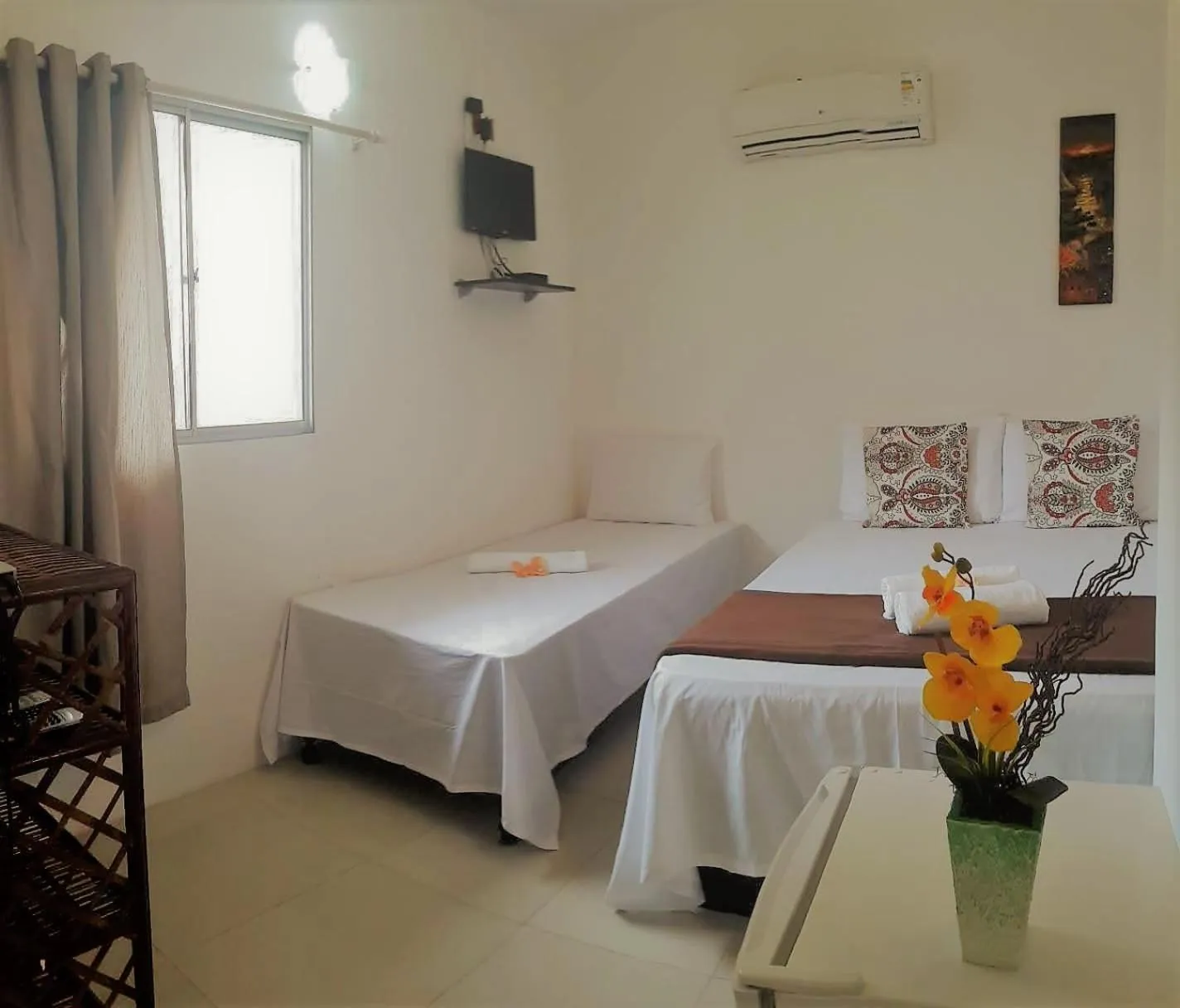 Bed in Pousada Vila do Sossego