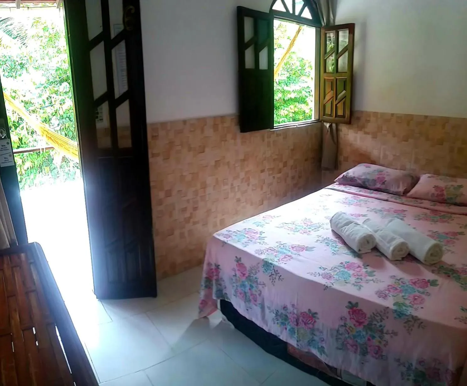 Bed in Pousada Vila do Sossego