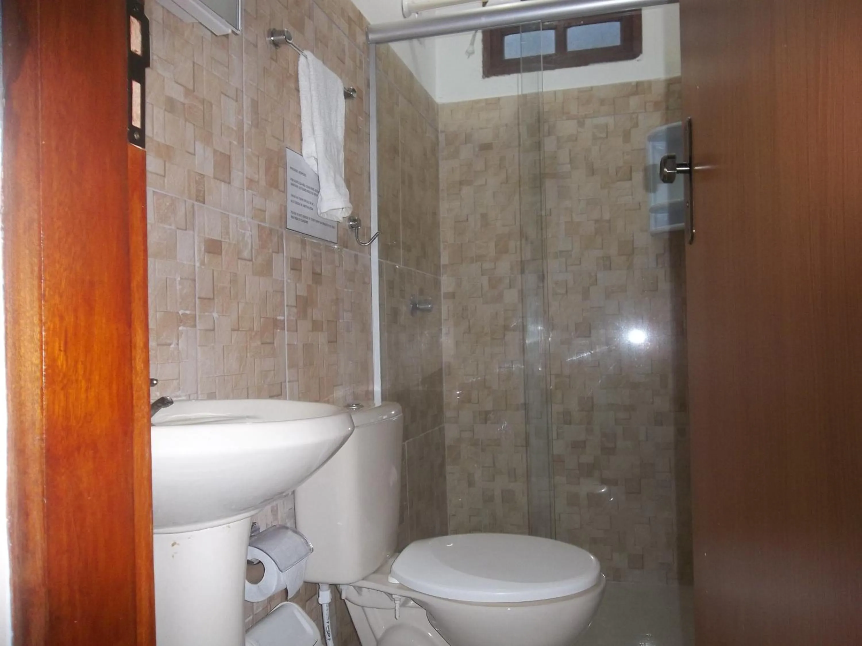 Shower in Pousada Vila do Sossego