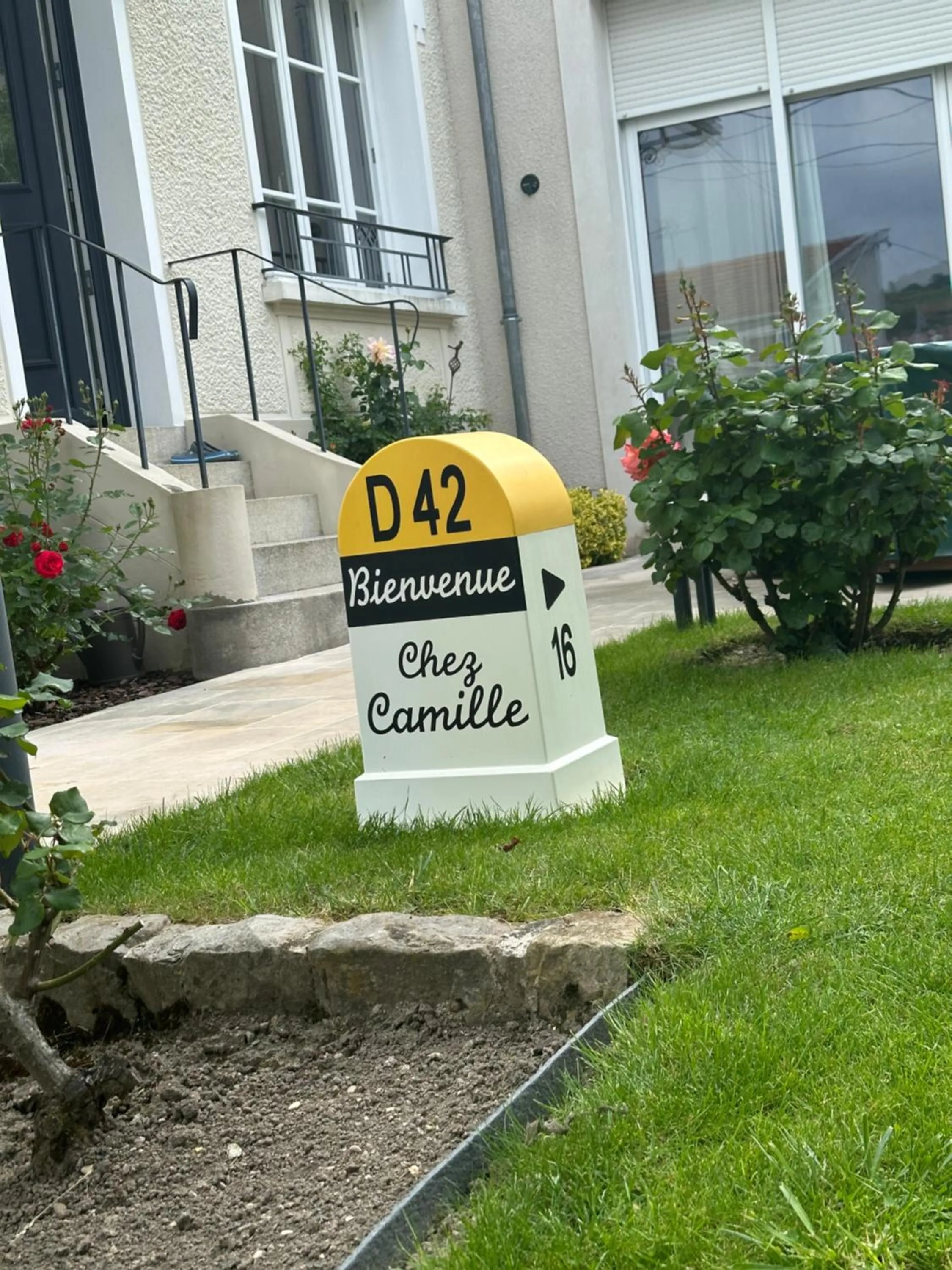Garden in Chez Camille