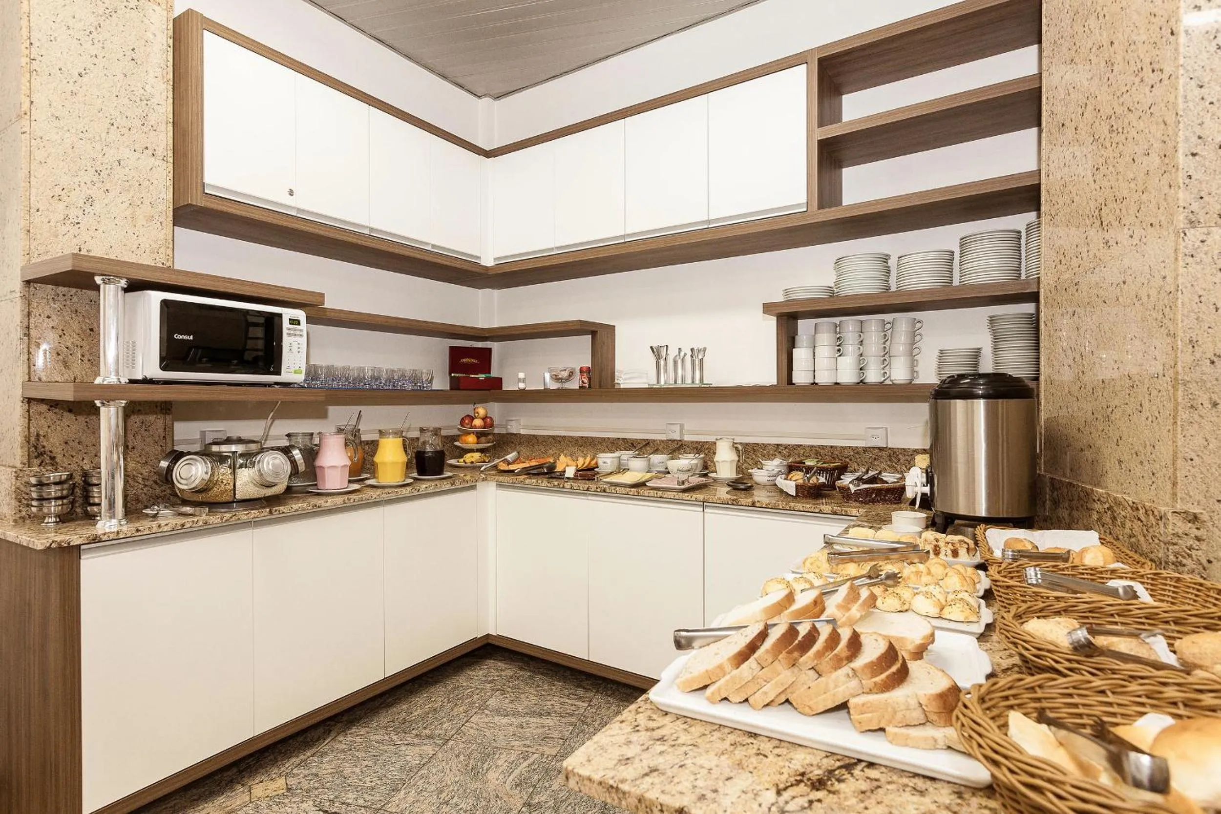 Buffet breakfast in Letto Hotel Porto Alegre