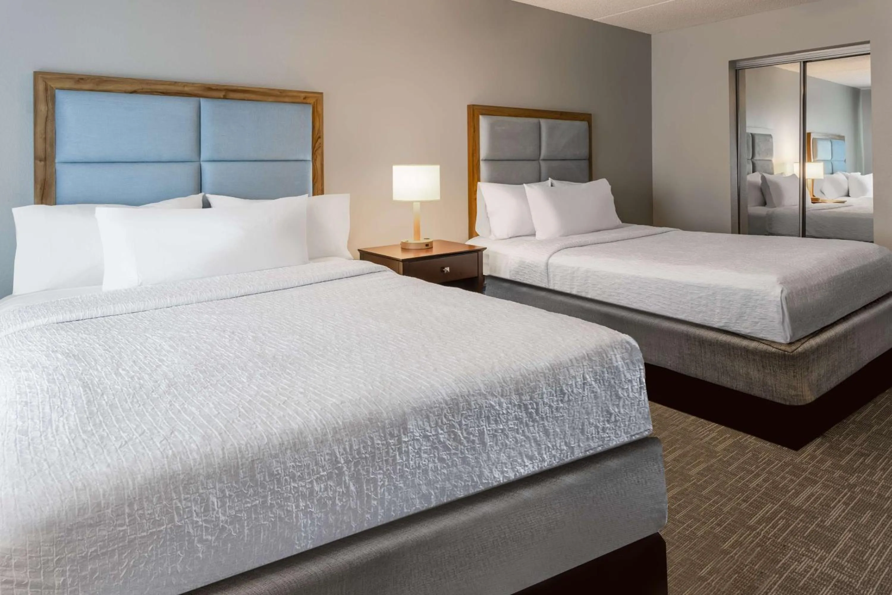 Bed in Homewood Suites by Hilton Rochester/Greece, NY