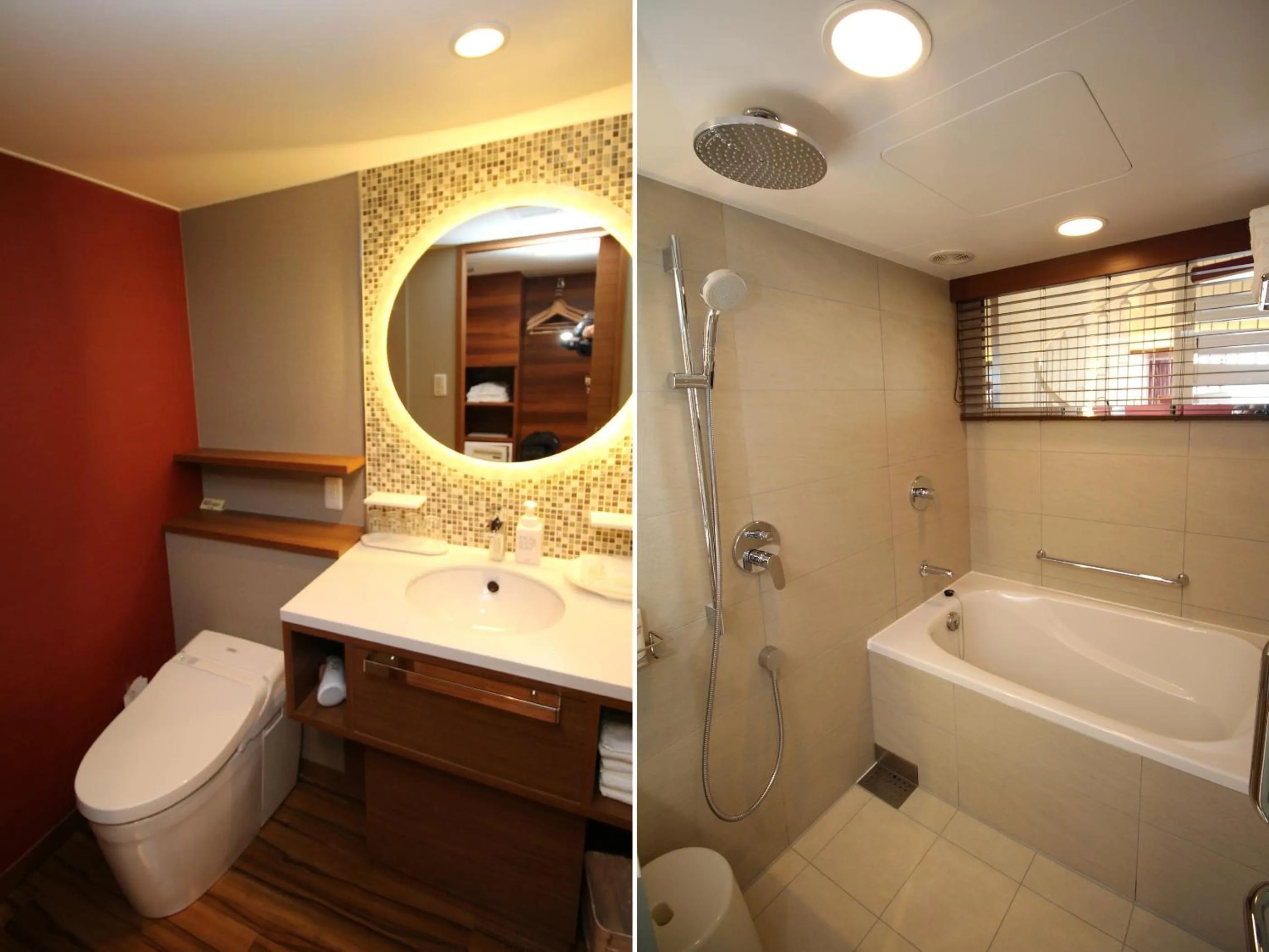 Shower in Sheraton Okinawa Sunmarina Resort