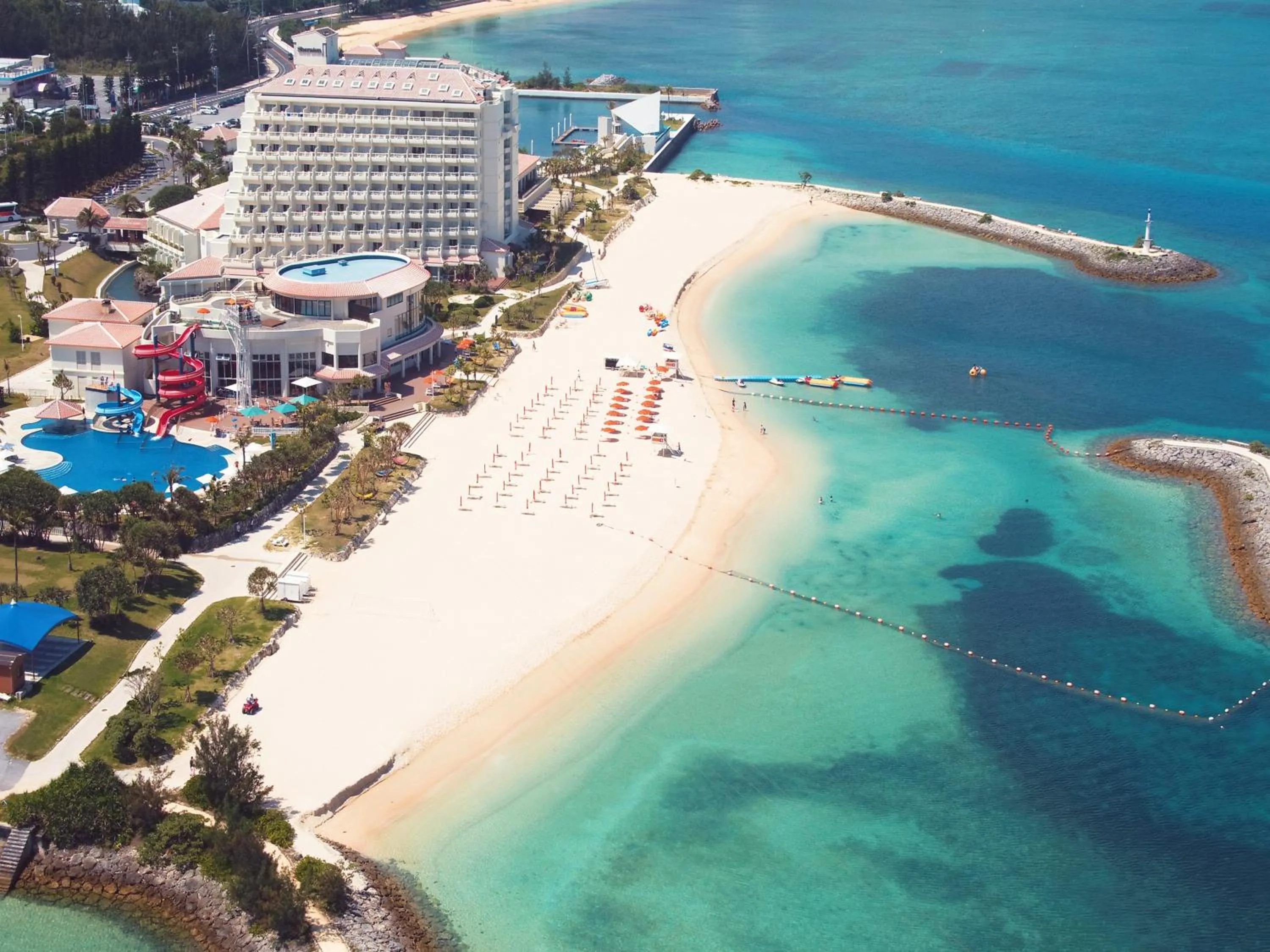 Bird's eye view in Sheraton Okinawa Sunmarina Resort