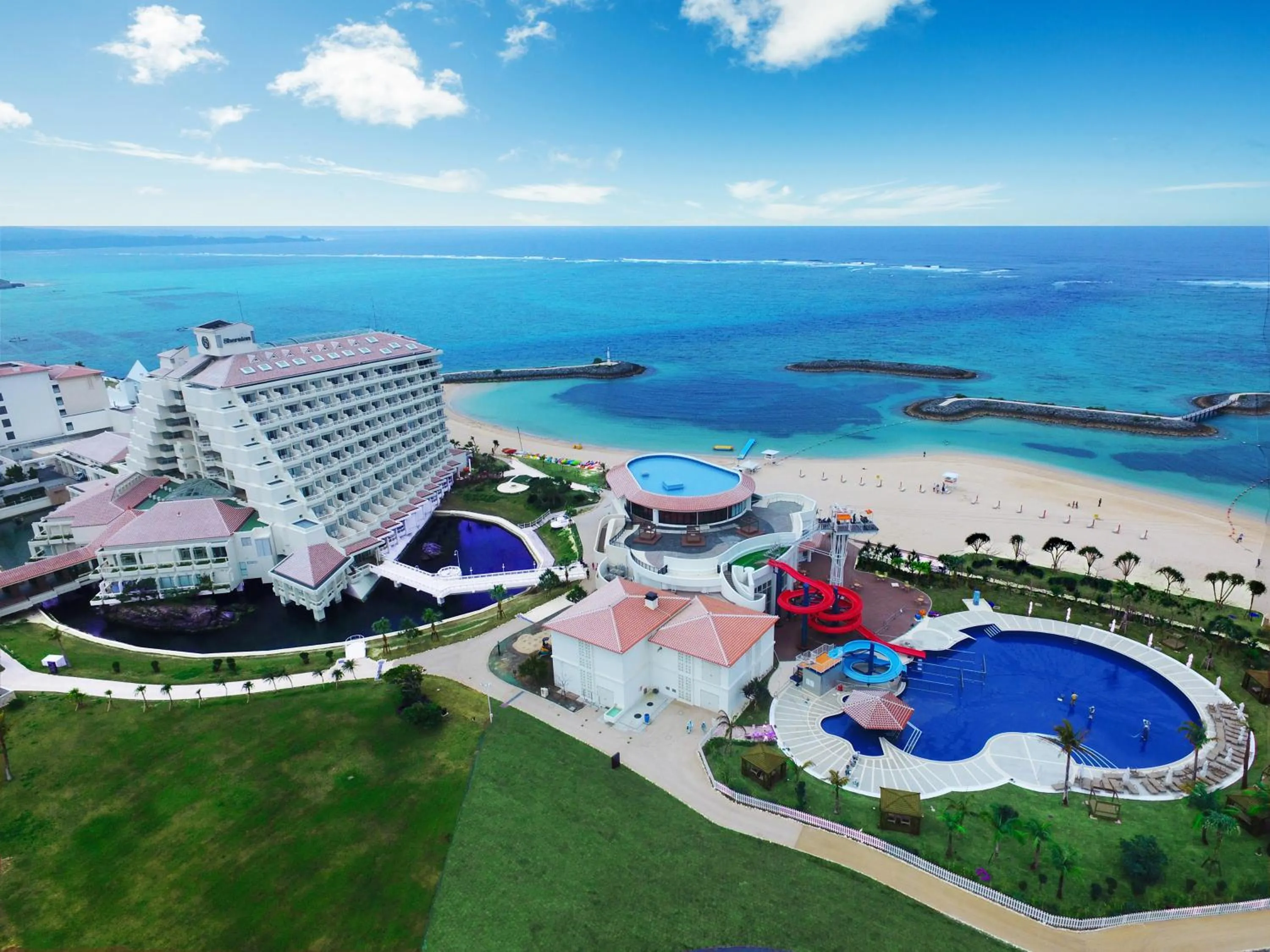 Bird's eye view in Sheraton Okinawa Sunmarina Resort