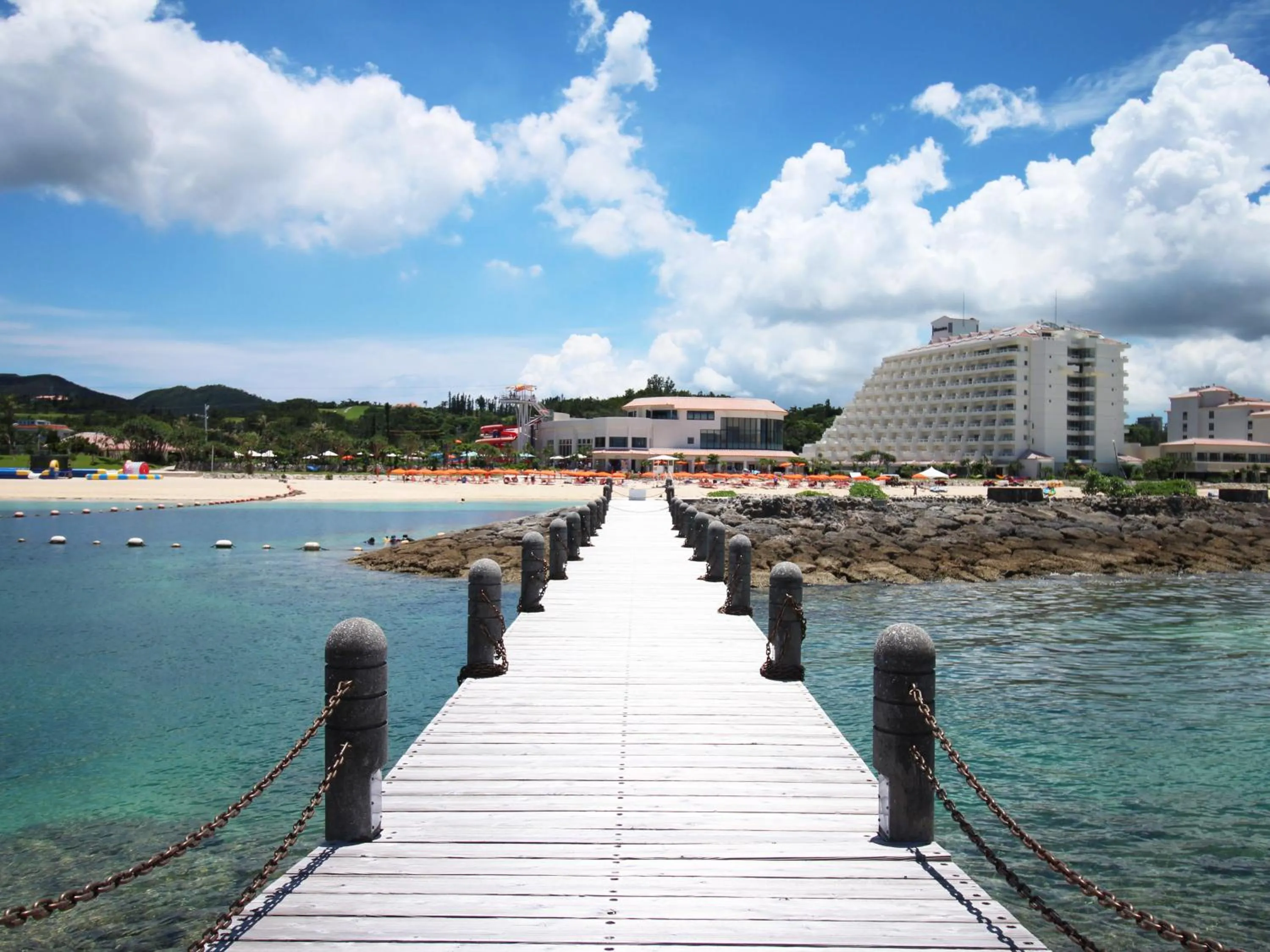 Property building in Sheraton Okinawa Sunmarina Resort