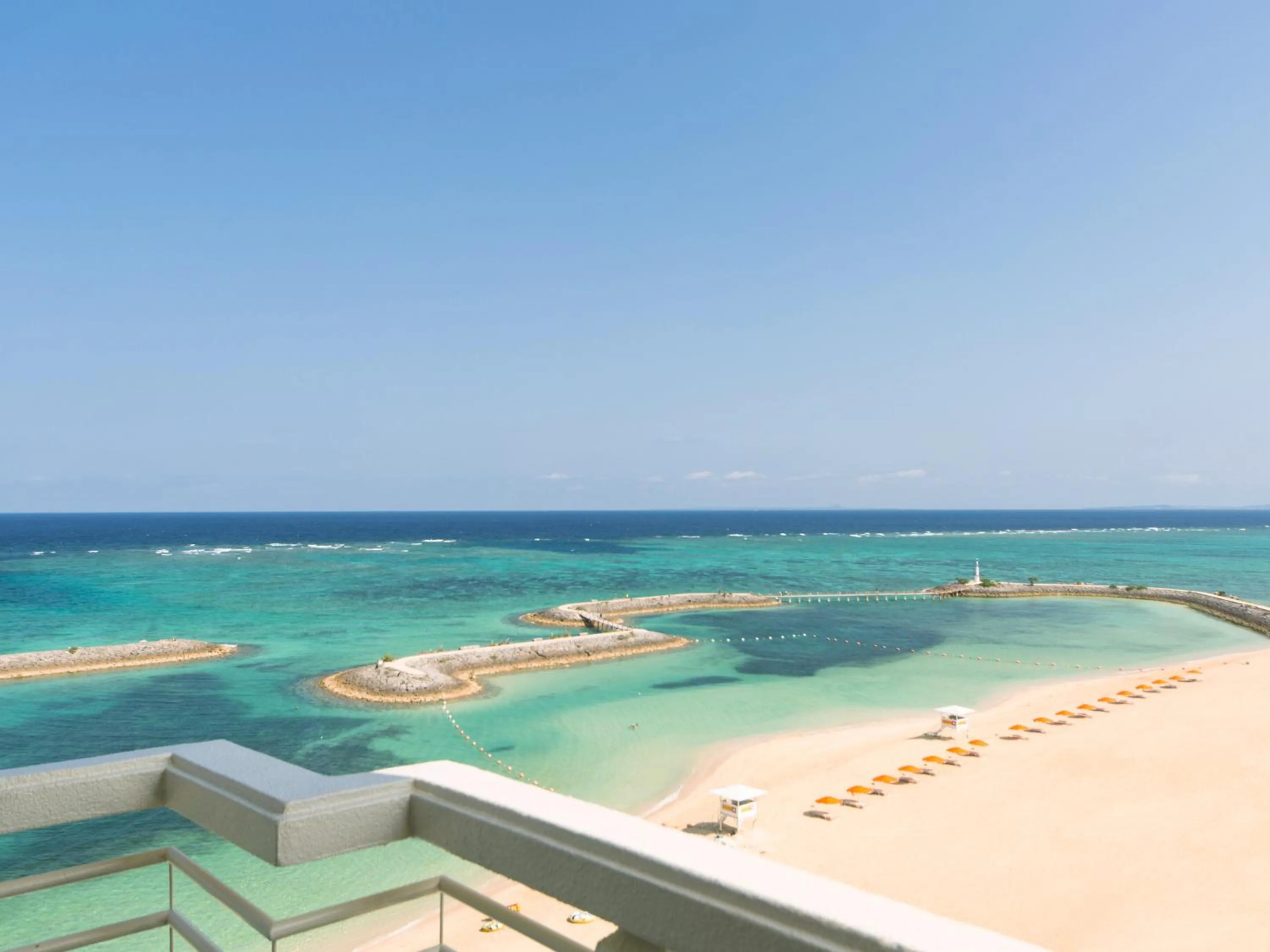Sea view in Sheraton Okinawa Sunmarina Resort