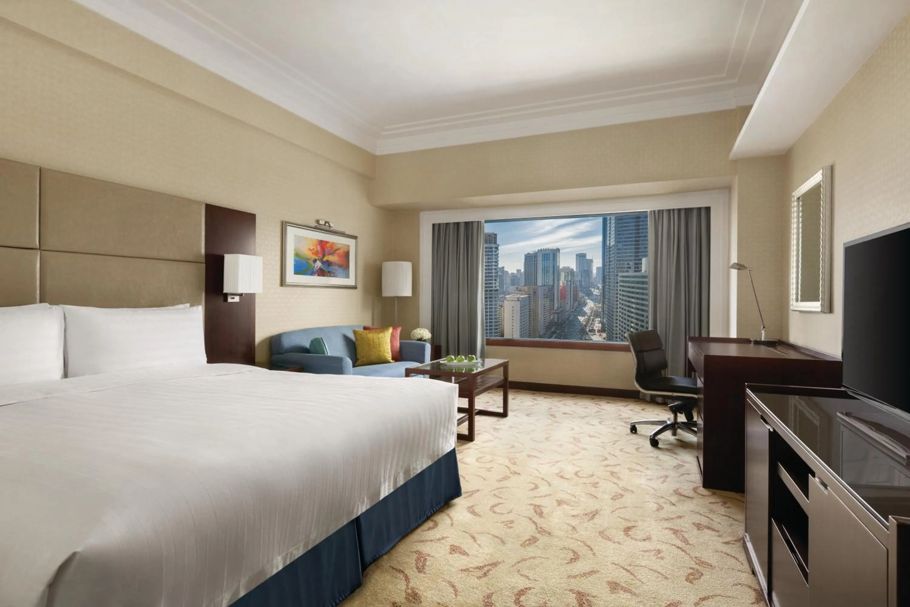 Bed in Shangri-La Dalian