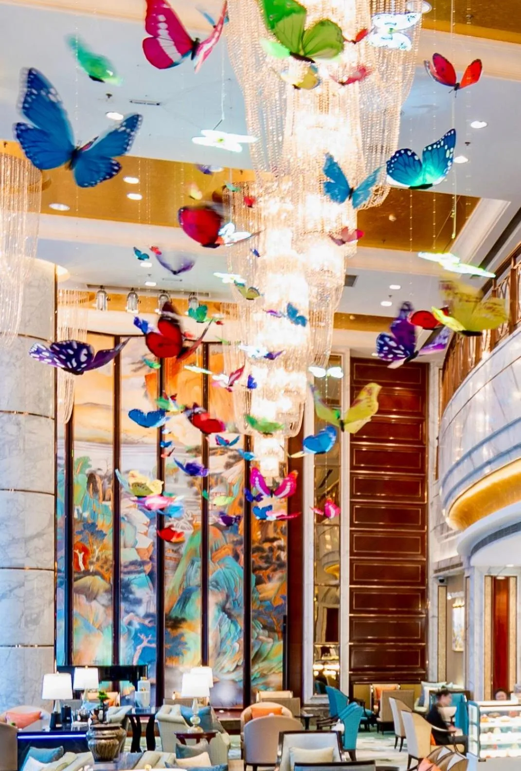 Decorative detail in Shangri-La Dalian