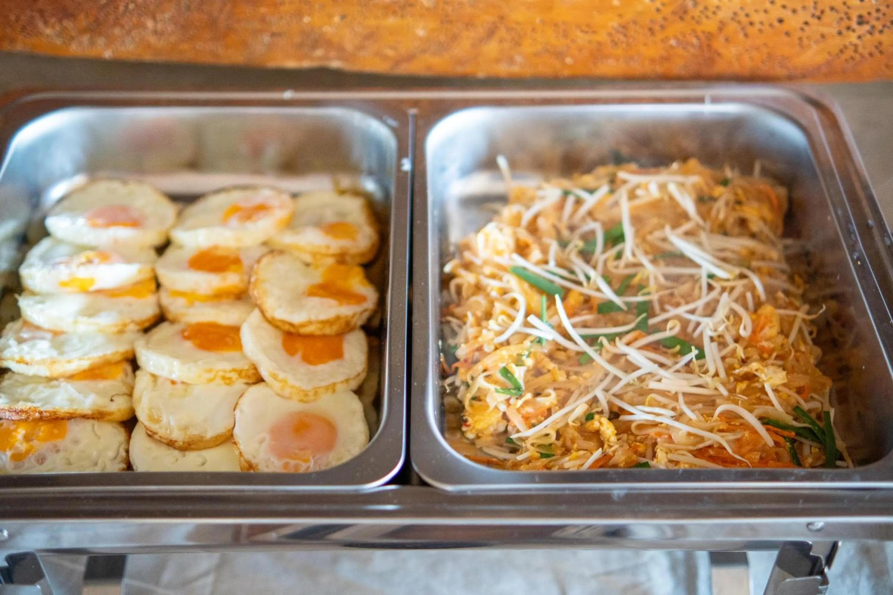 Continental breakfast in Lanta Riviera Beach Resort