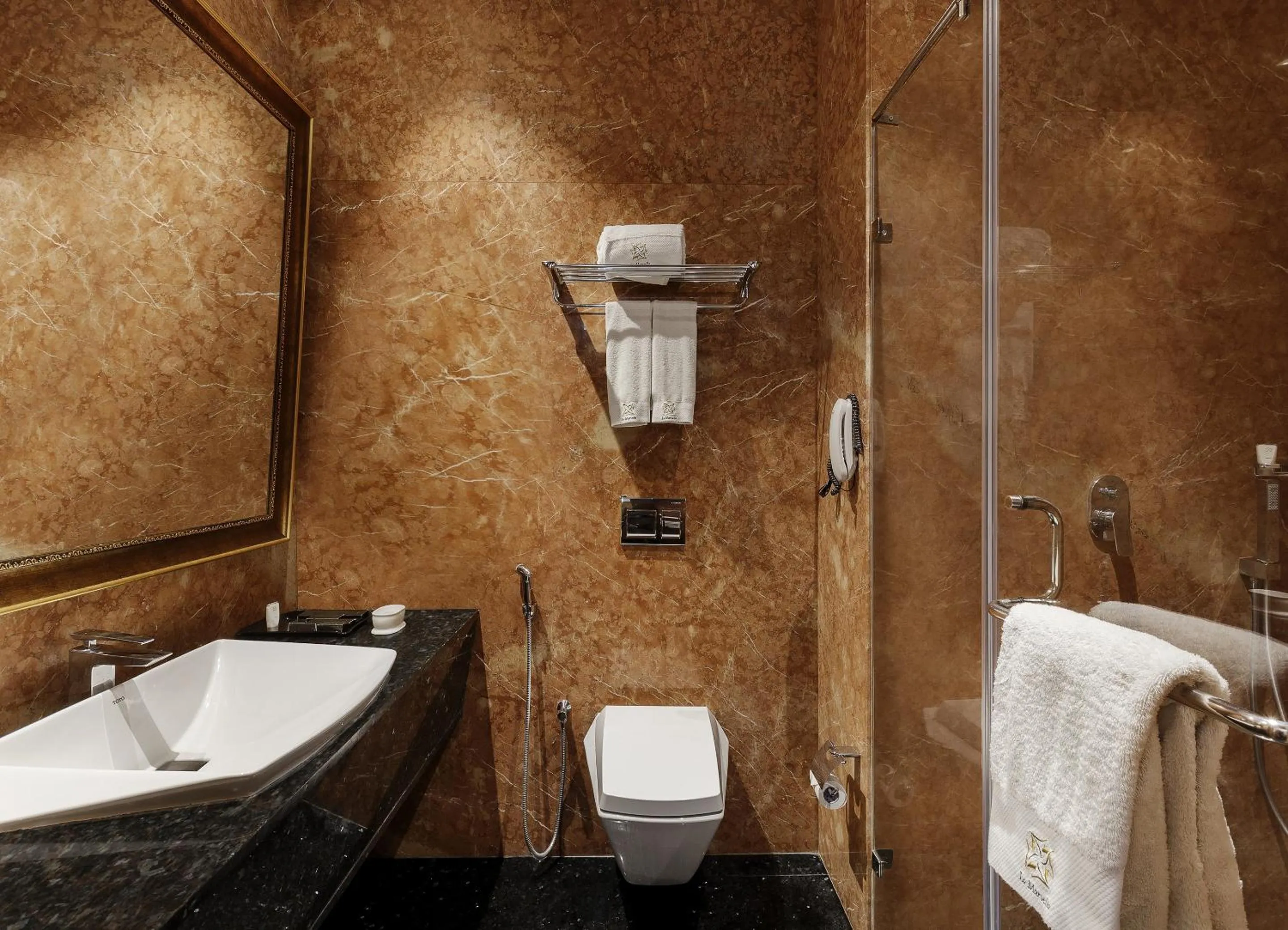 Bathroom in La Marvella, Bengaluru