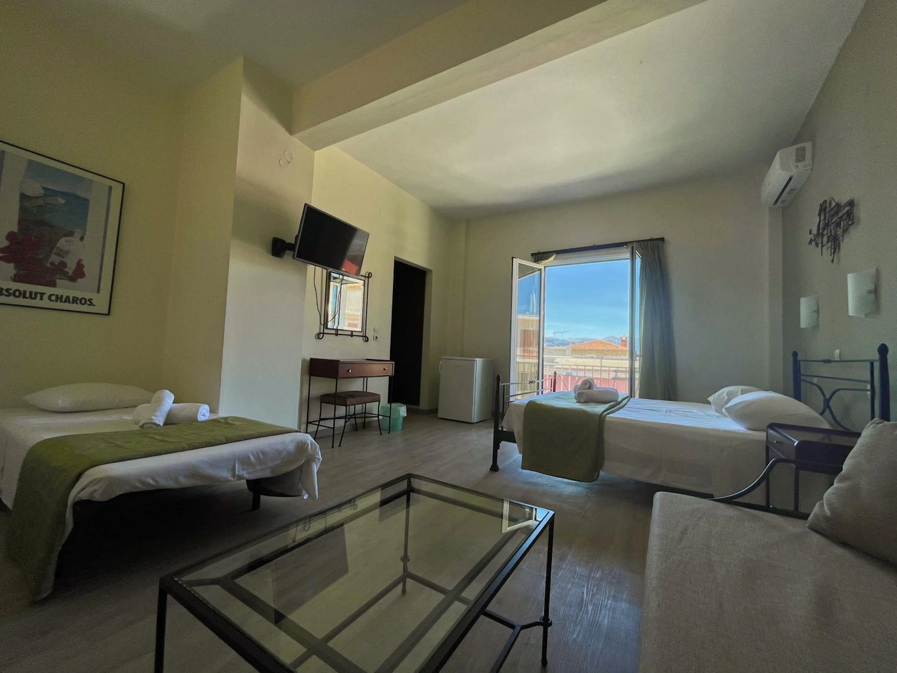 View (from property/room), Bed in Nafplia Hotel