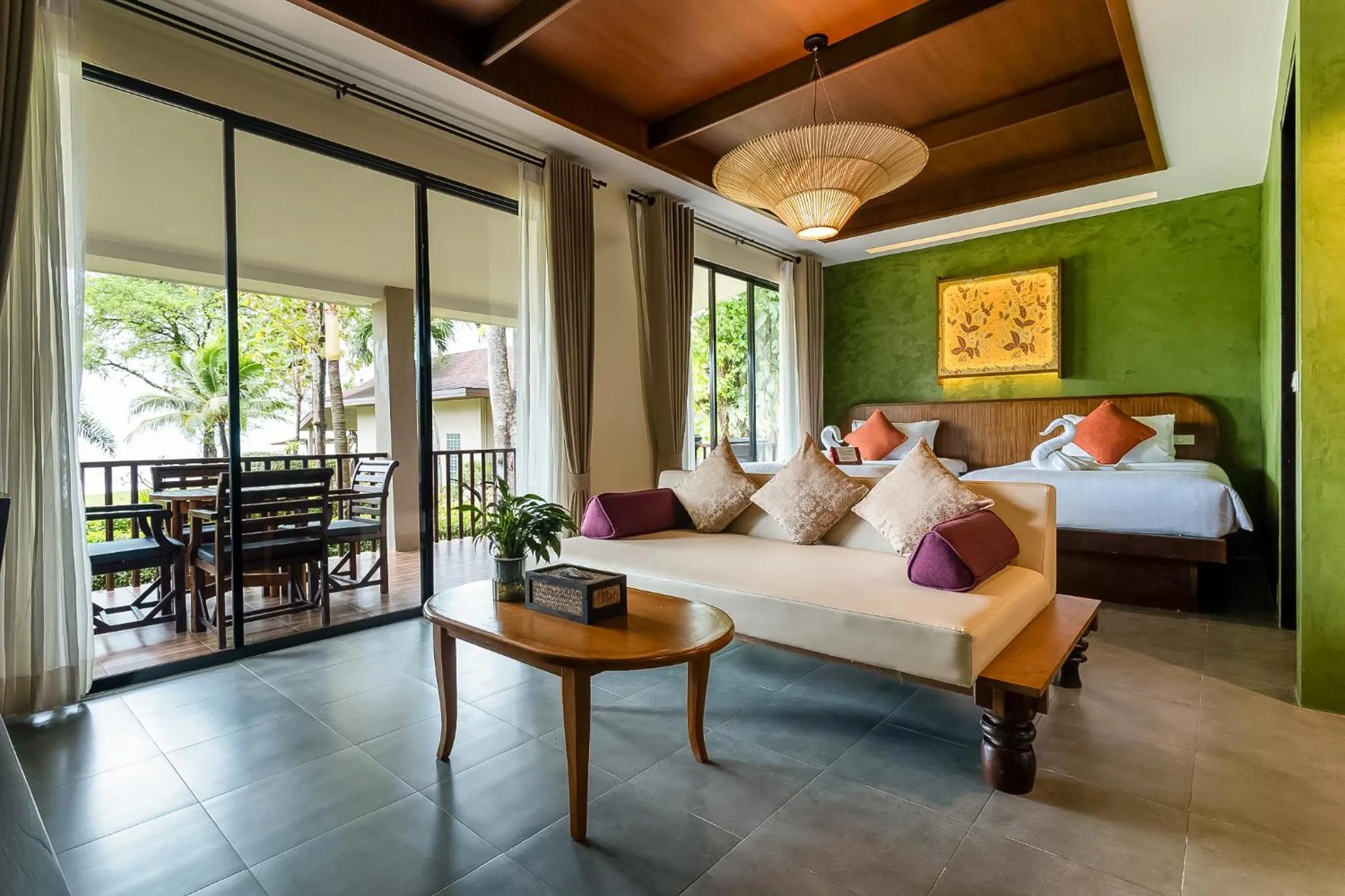 Photo of the whole room, Bed in Anda Lanta Resort