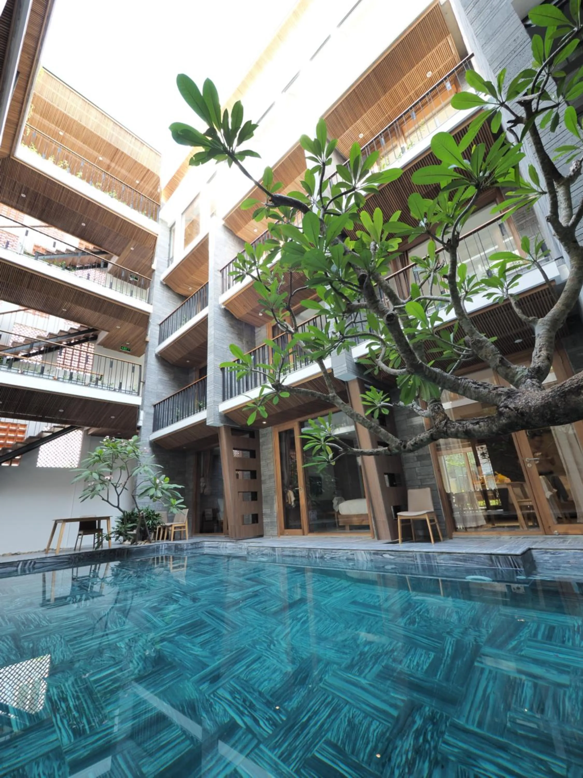 Pool view in Mai's Boutique