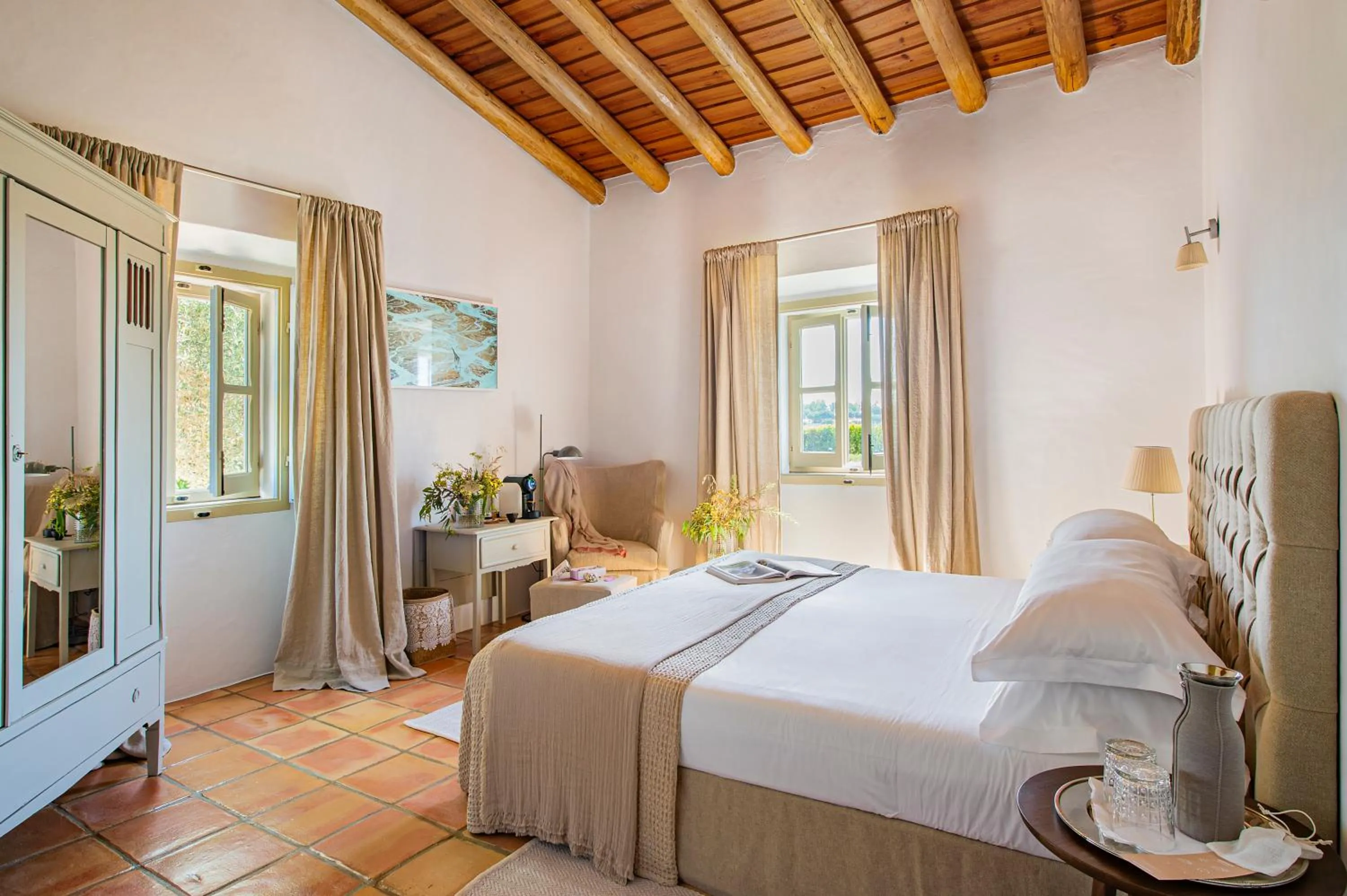 Bed in Herdade da Malhadinha Nova - Relais & Châteaux