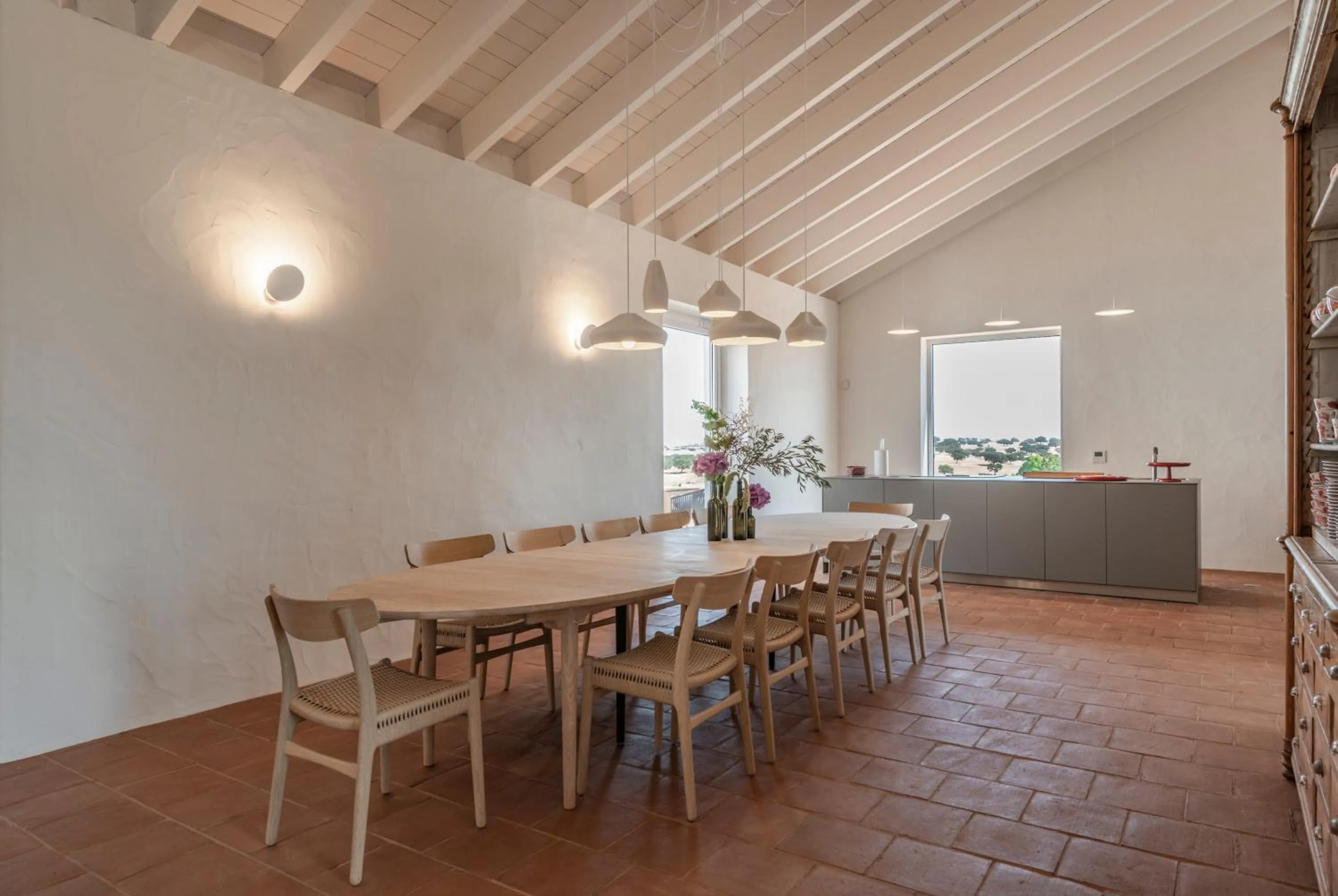 Communal kitchen in Herdade da Malhadinha Nova - Relais & Châteaux