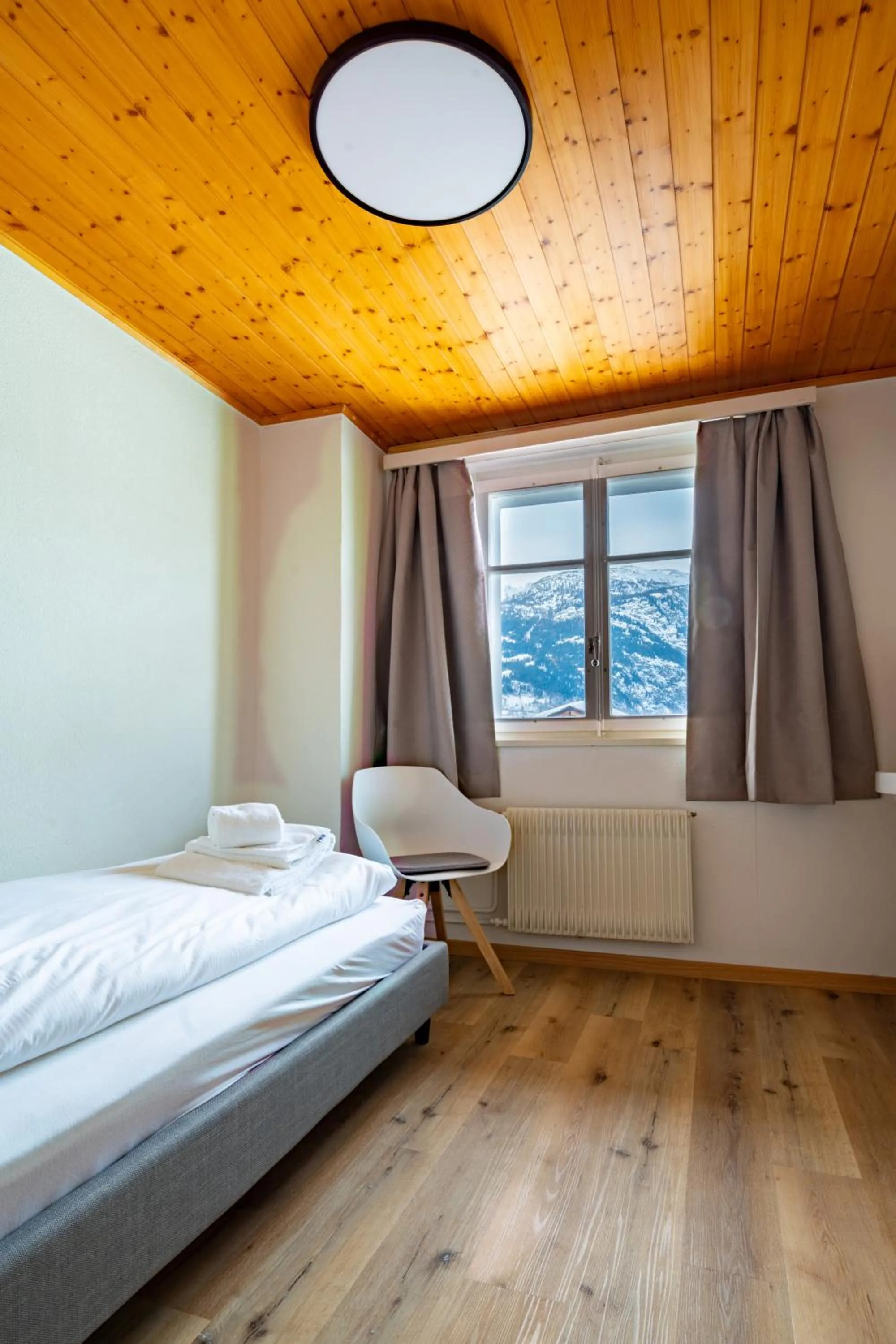 Photo of the whole room, Bed in Hotel Restaurant Simplon