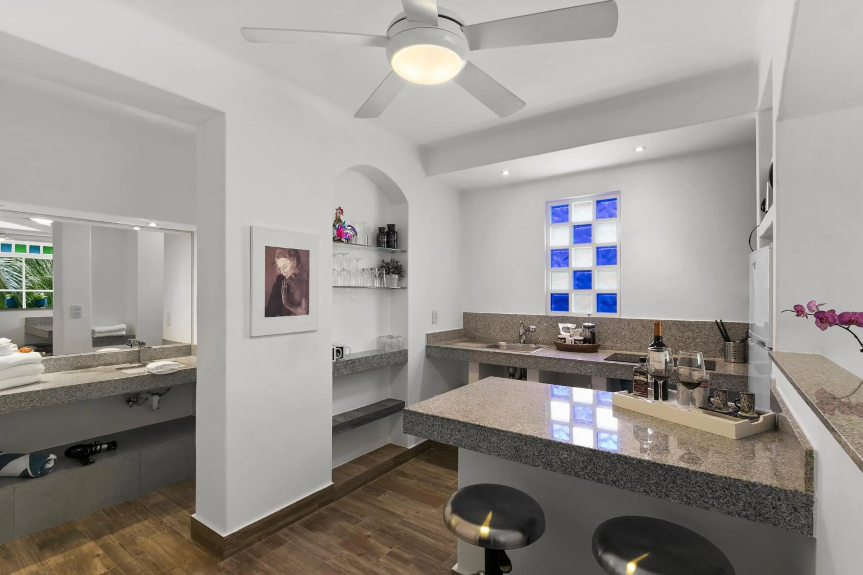 kitchen in Casa Tortugas Boutique Hotel - A Hidden Gem in Cancun