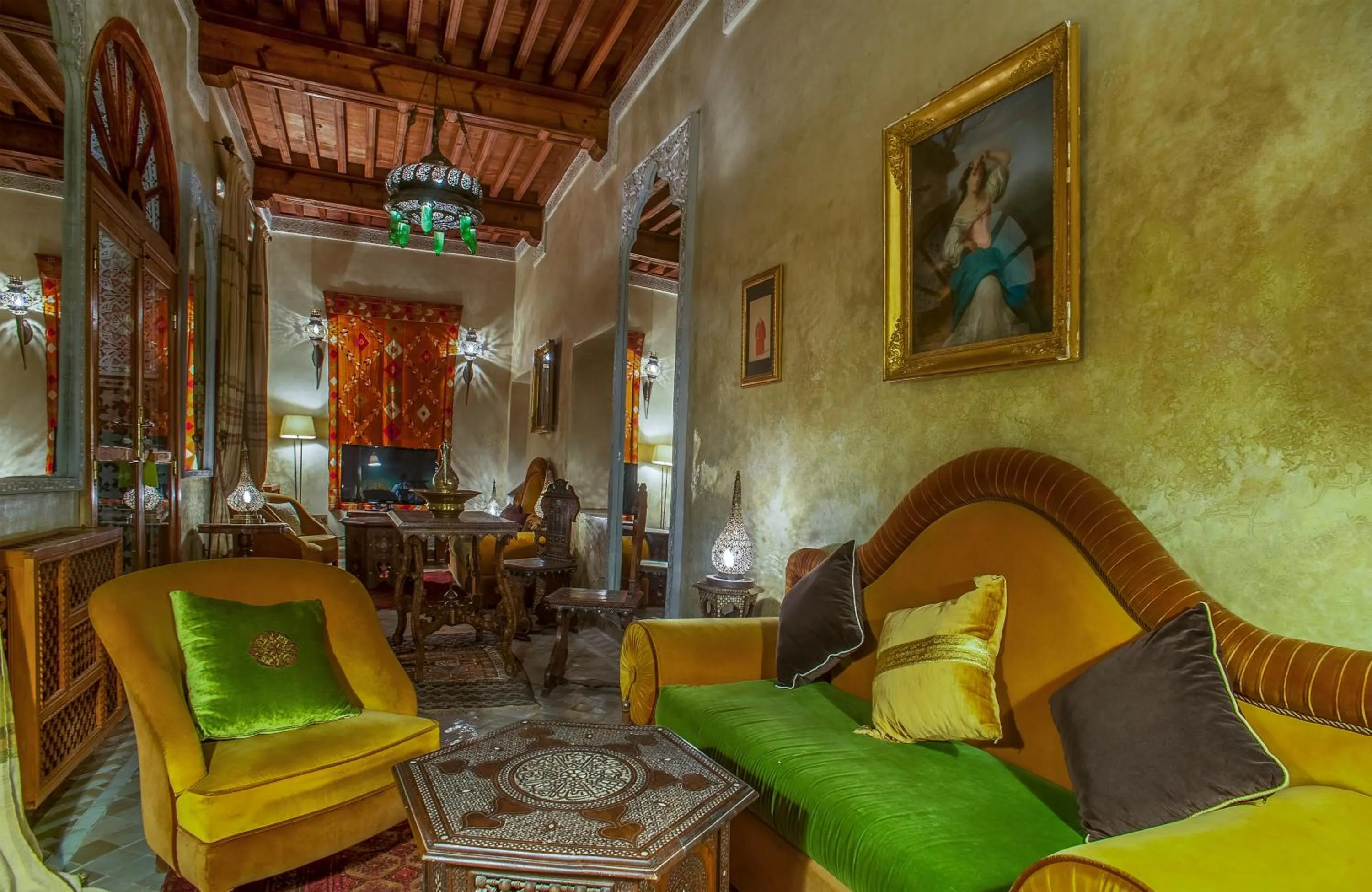 Lounge or bar in Riad & Spa Laurence Olivier