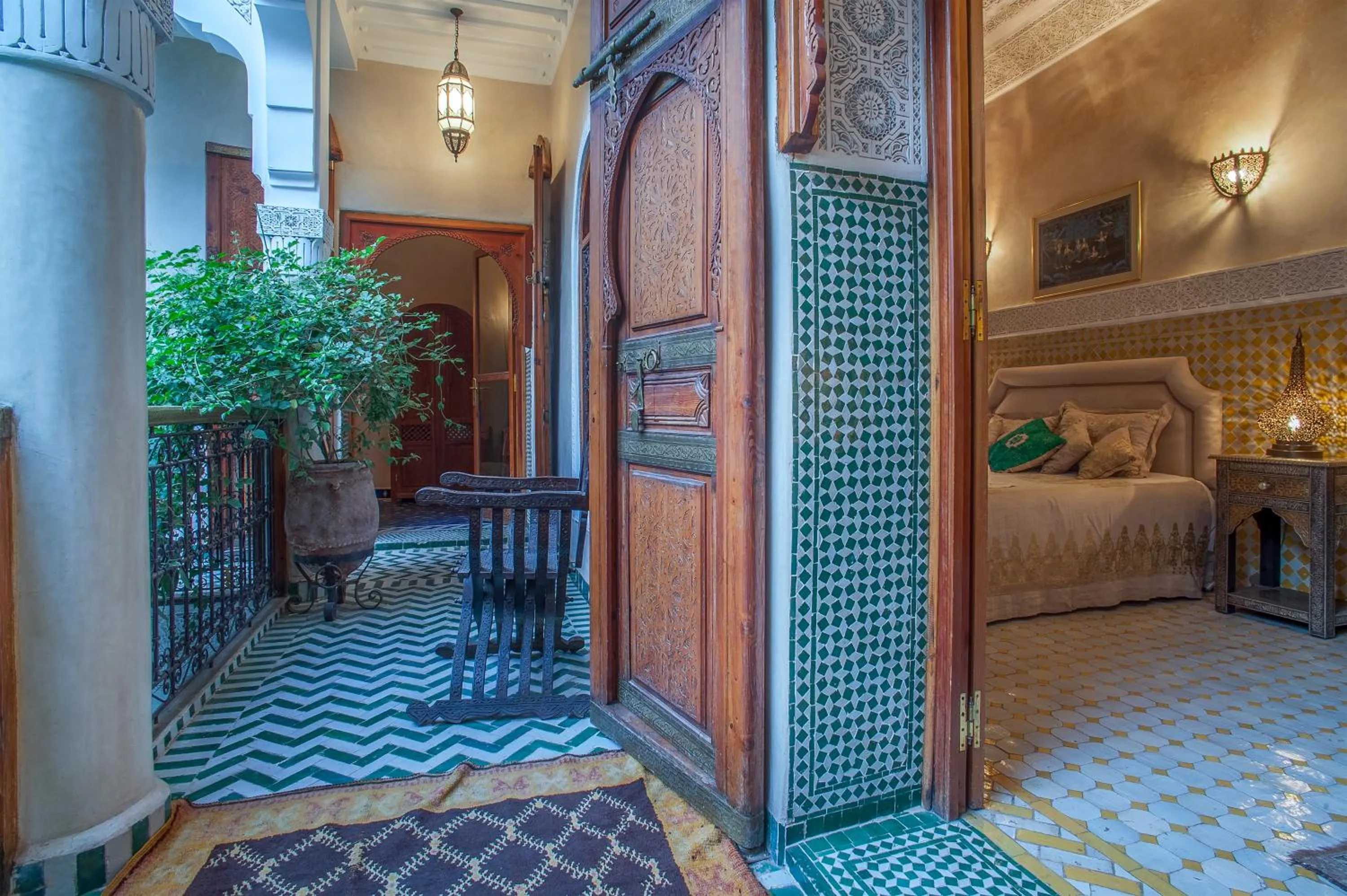 Patio in Riad & Spa Laurence Olivier