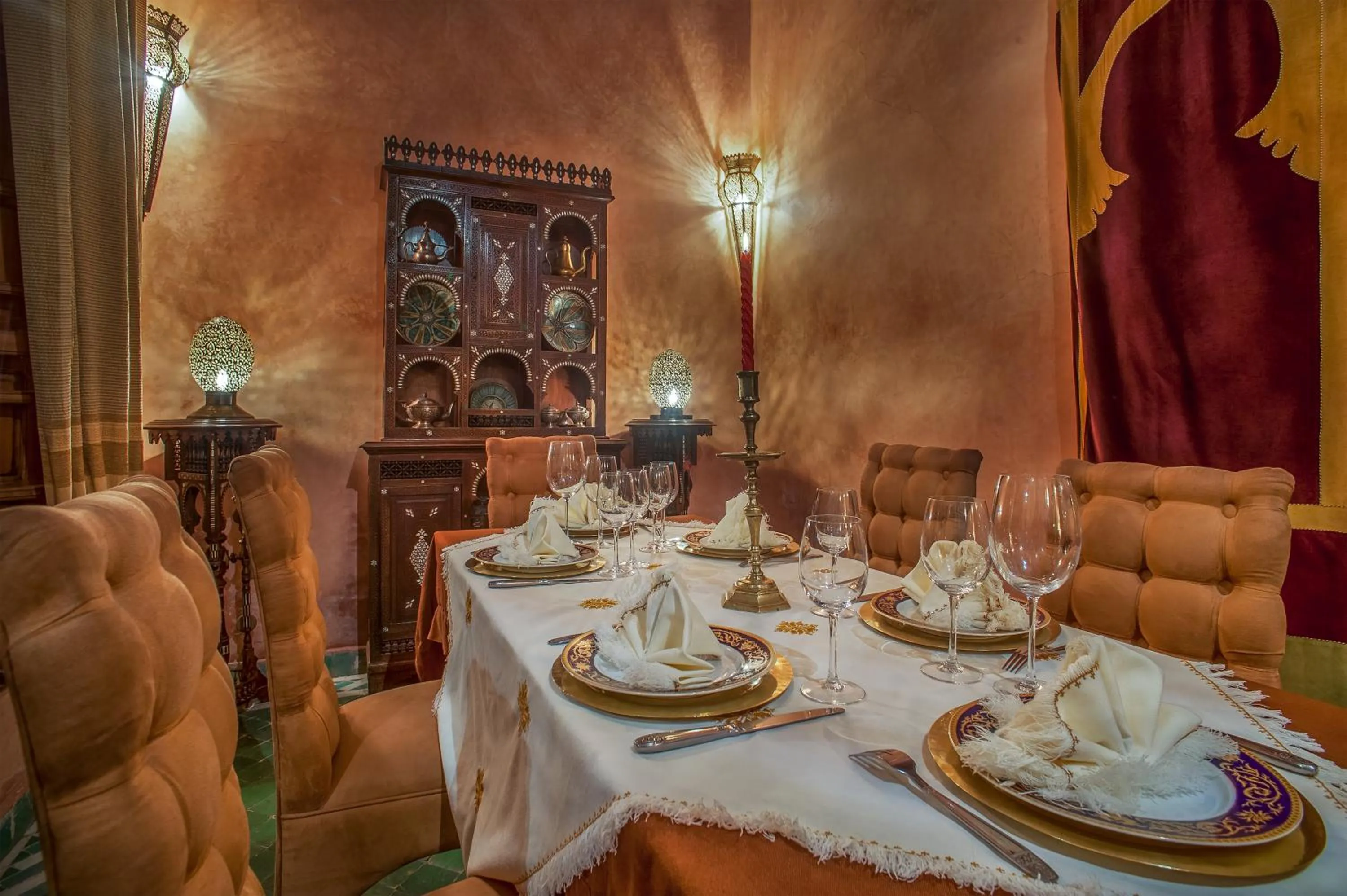 Restaurant/places to eat in Riad & Spa Laurence Olivier
