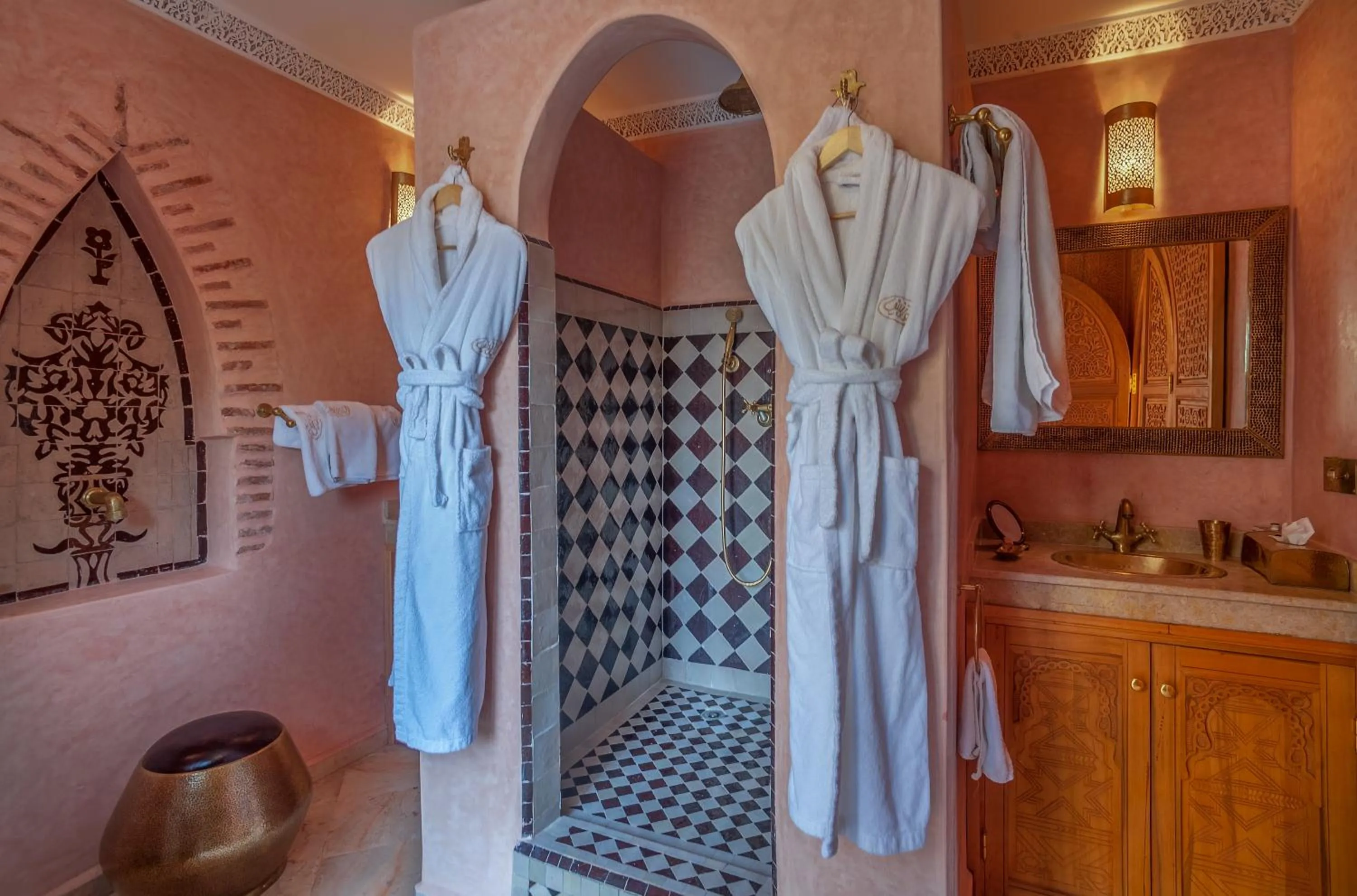 Bathroom in Riad & Spa Laurence Olivier