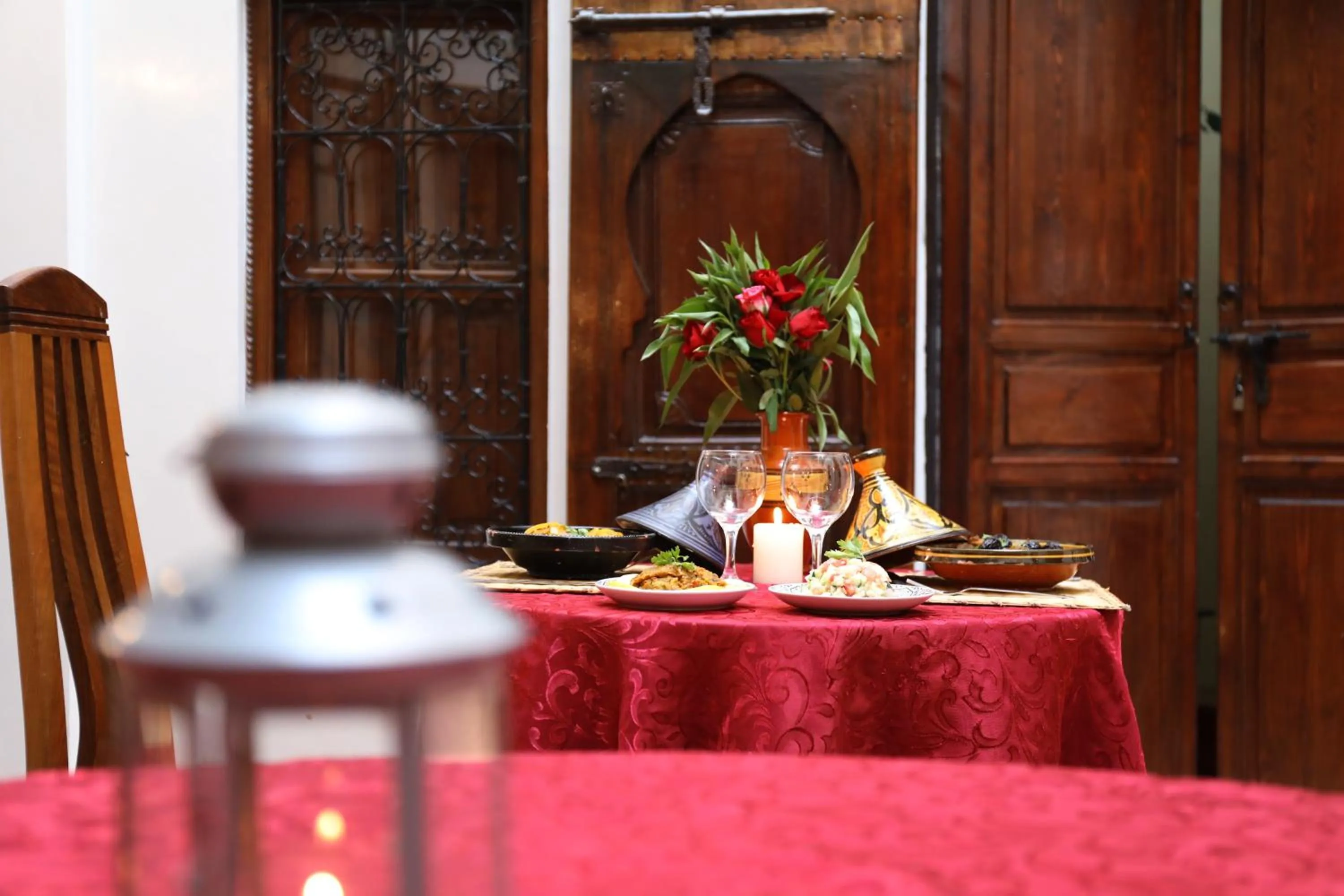 Restaurant/places to eat in Riad Sidi Mimoune & Spa