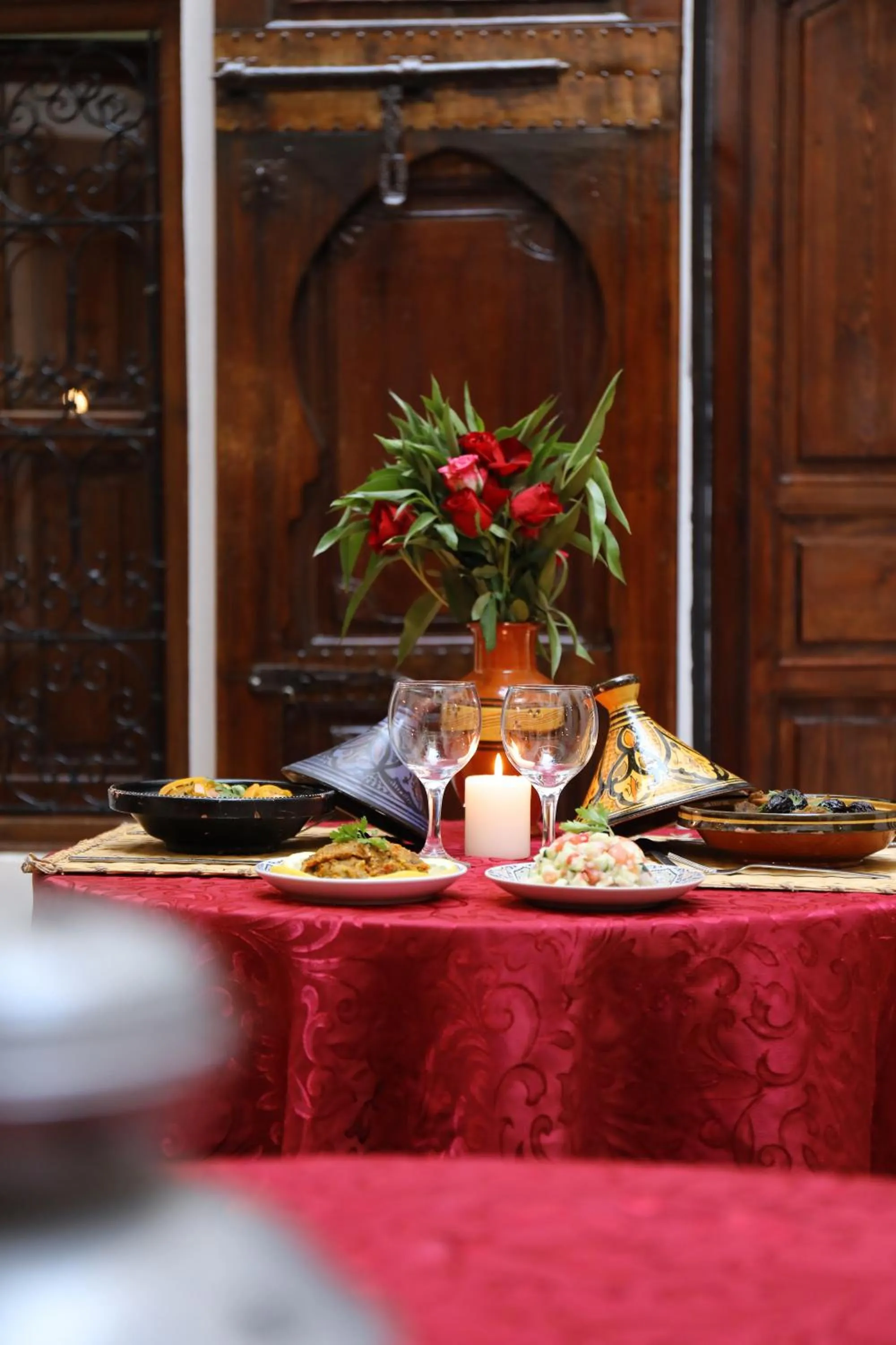 Restaurant/places to eat in Riad Sidi Mimoune & Spa