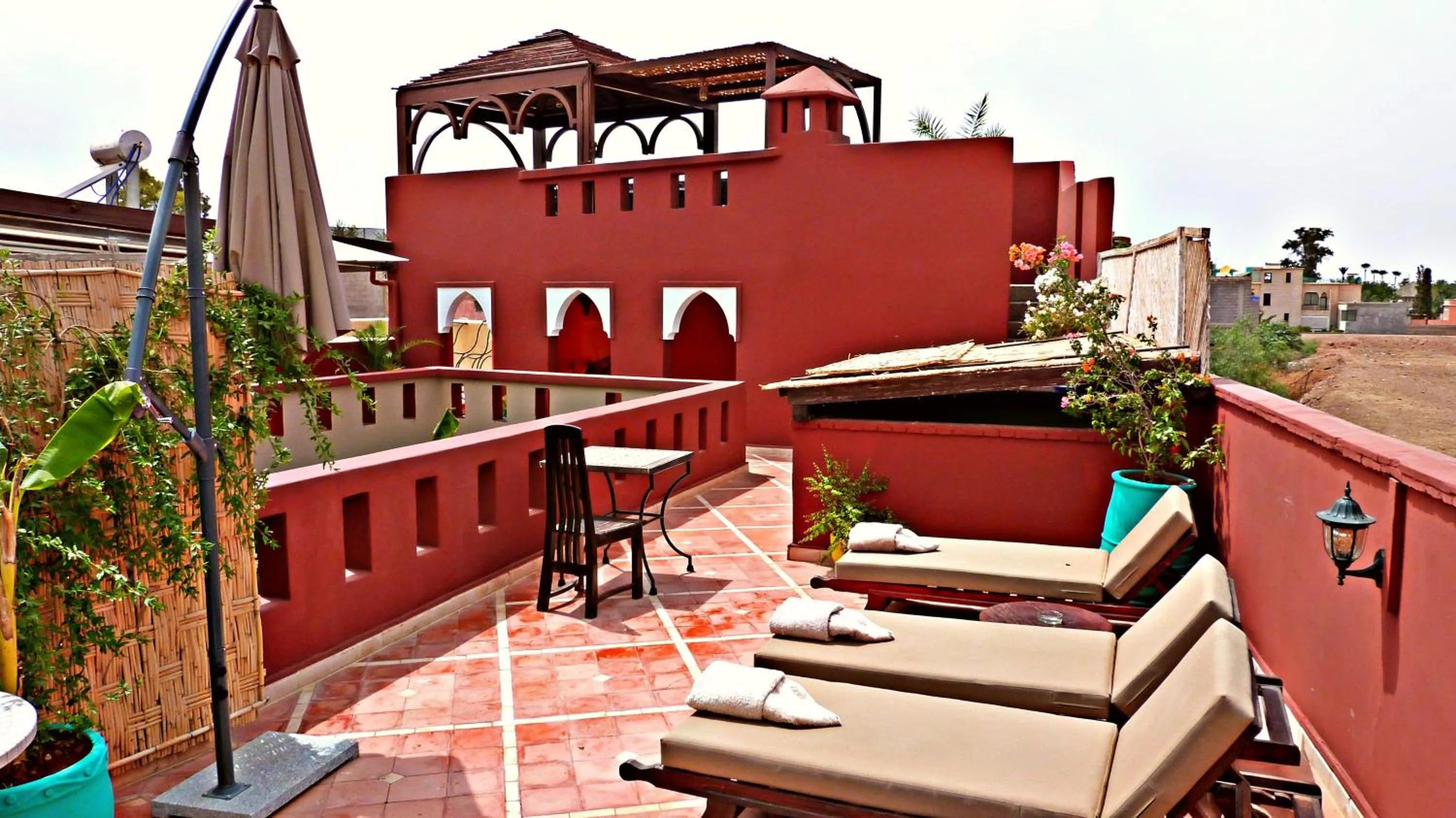 Solarium in Riad Sidi Mimoune & Spa