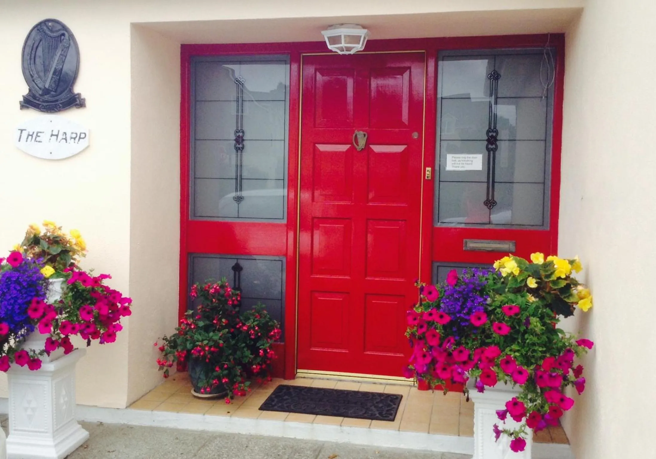 Bird's eye view in The Harp