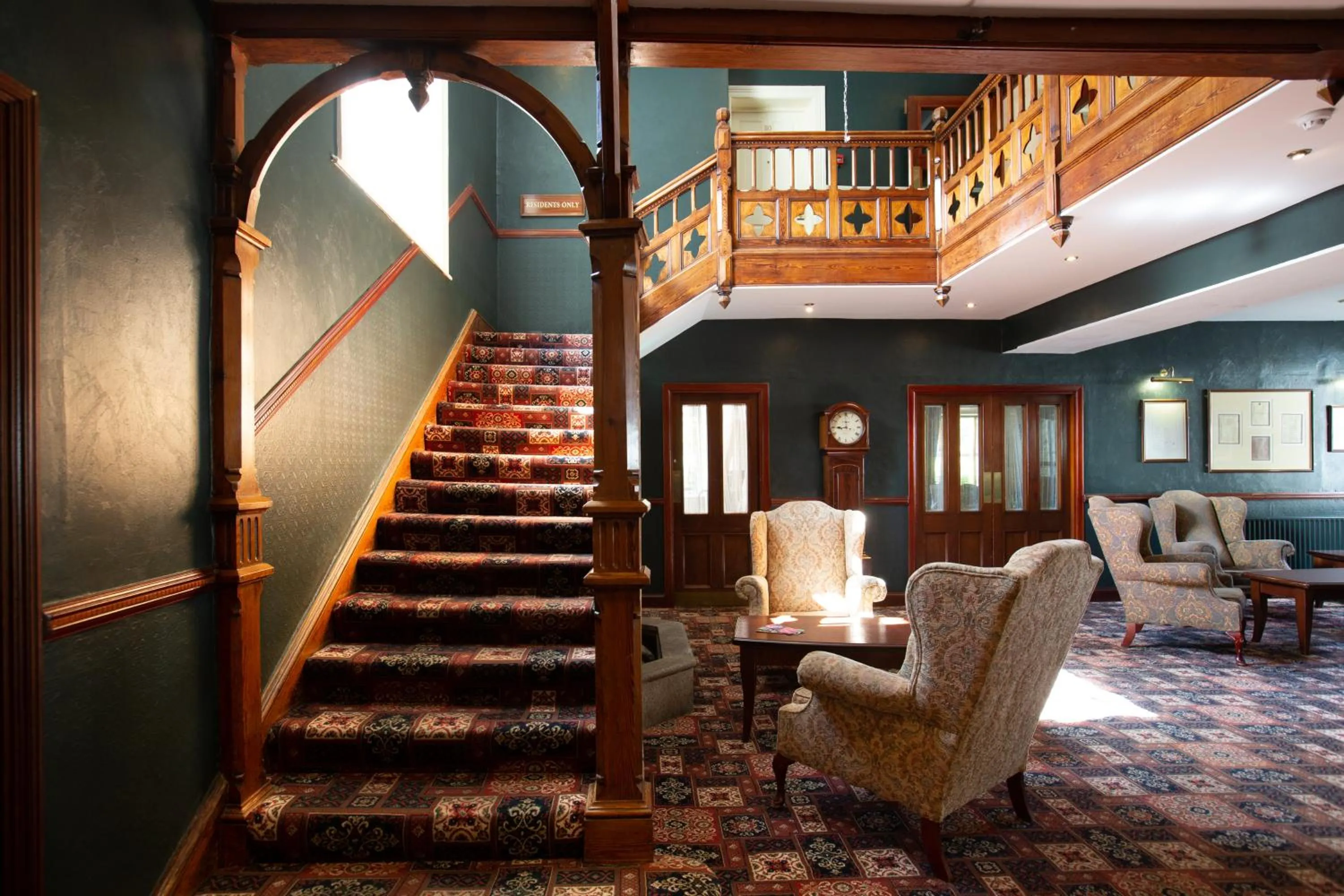 Lobby or reception in The Glendalough Hotel