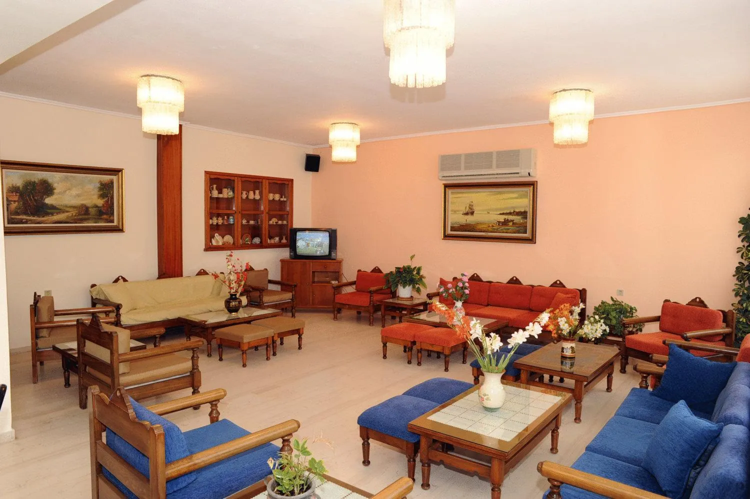 Communal lounge/ TV room in Argassi Beach Hotel