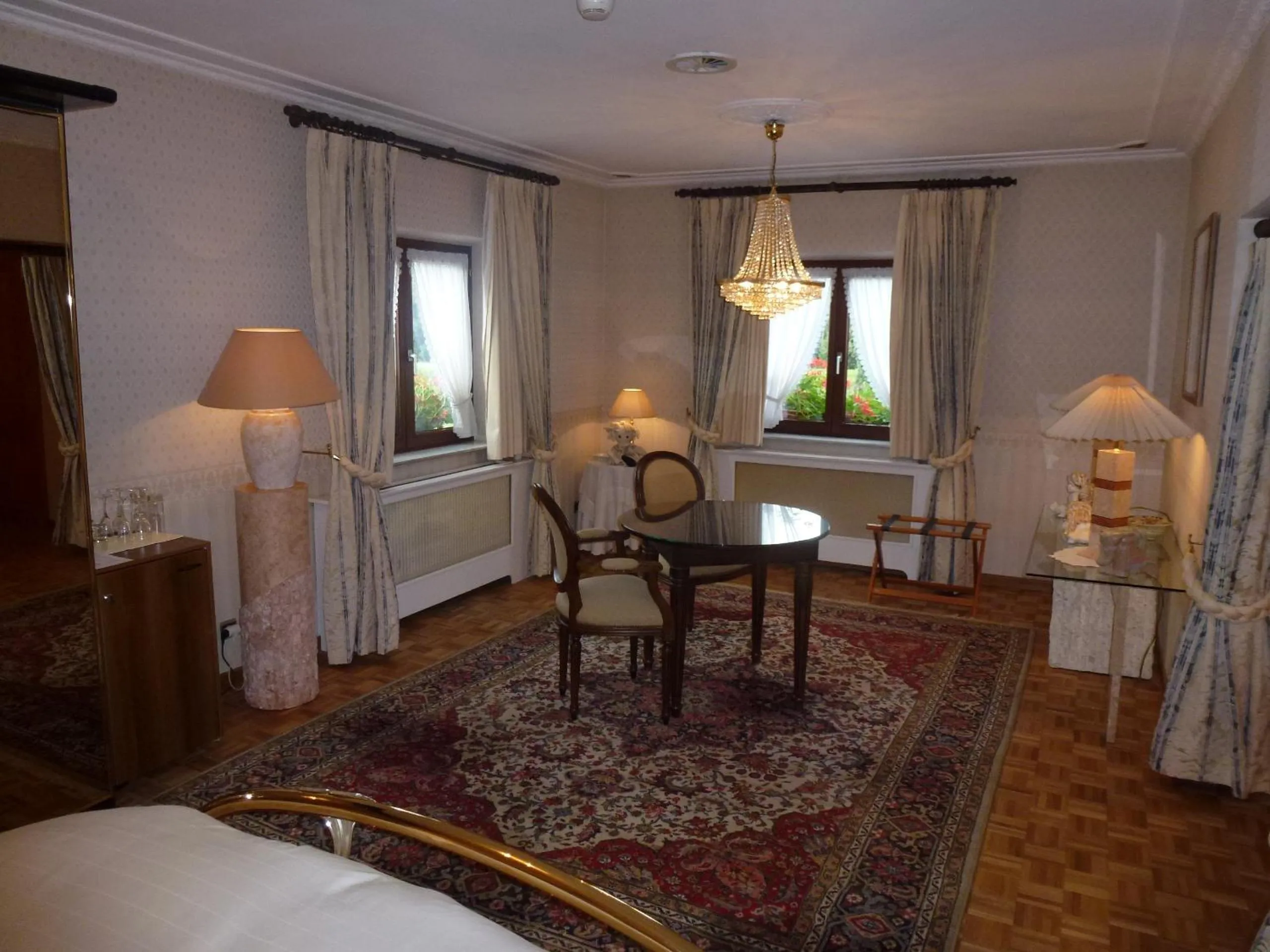 Seating area, Bed in Kasteel van Nieuwland