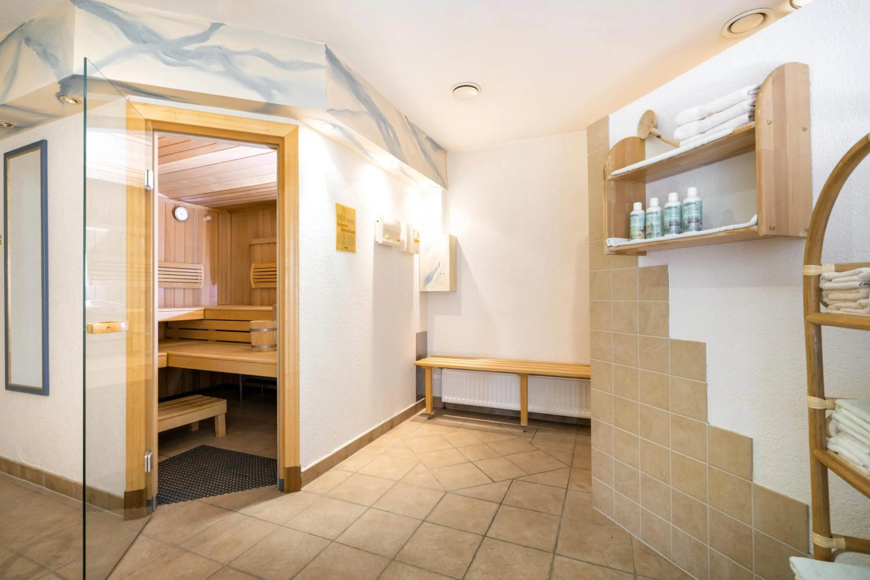 Sauna in Hotel Erlenhof