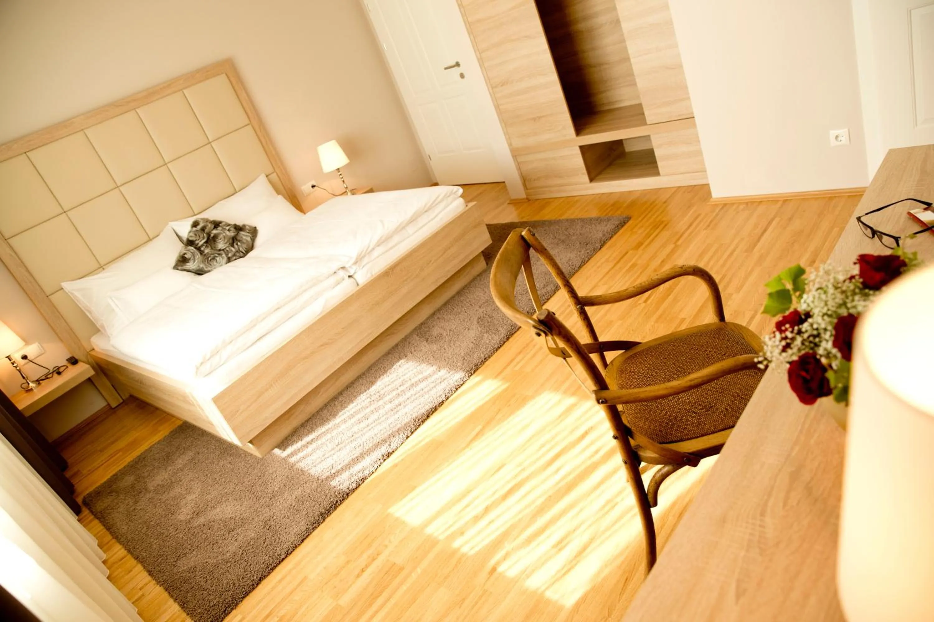 Bed in Pfeiler's Bürgerstüberl - Hotel