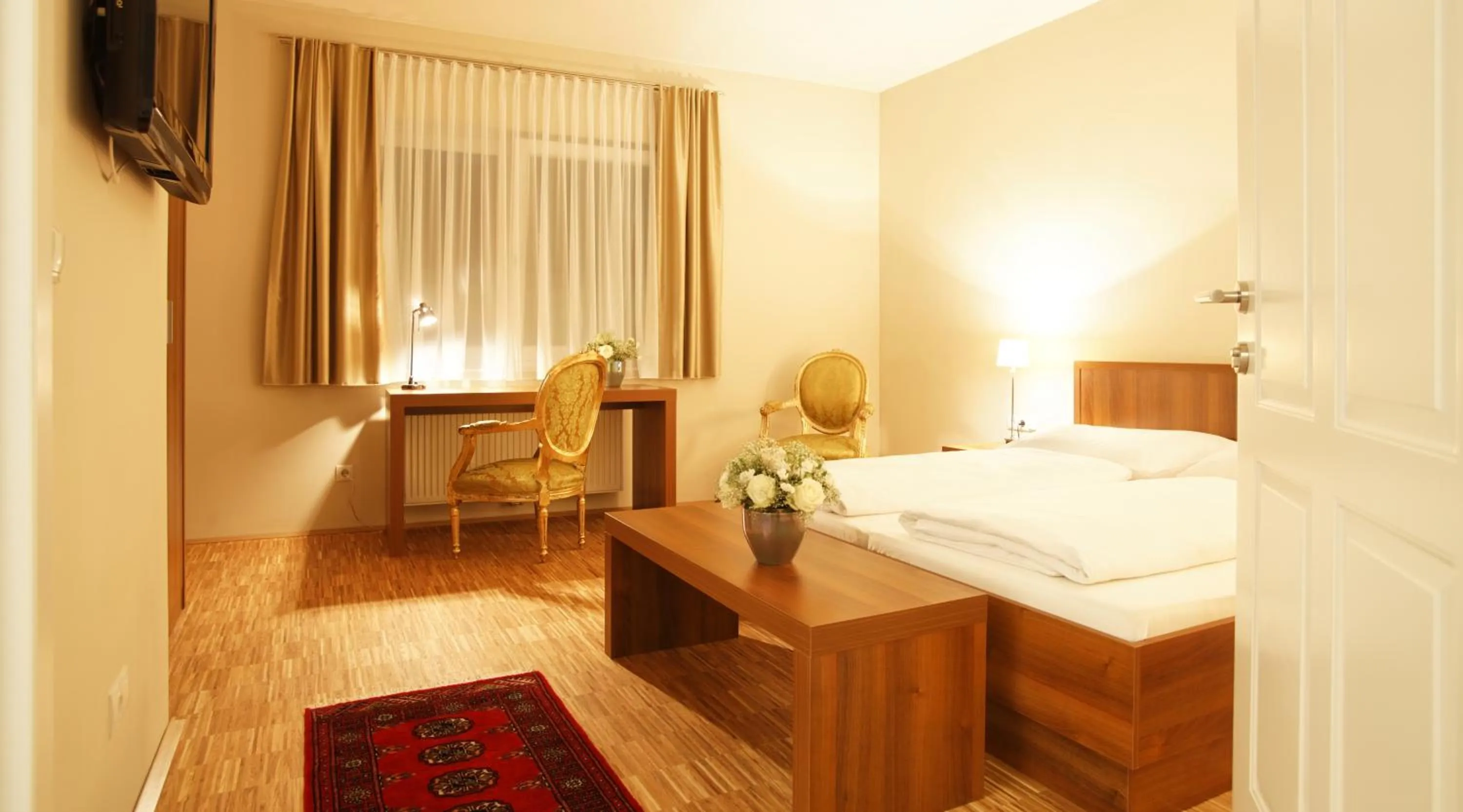 Bed in Pfeiler's Bürgerstüberl - Hotel